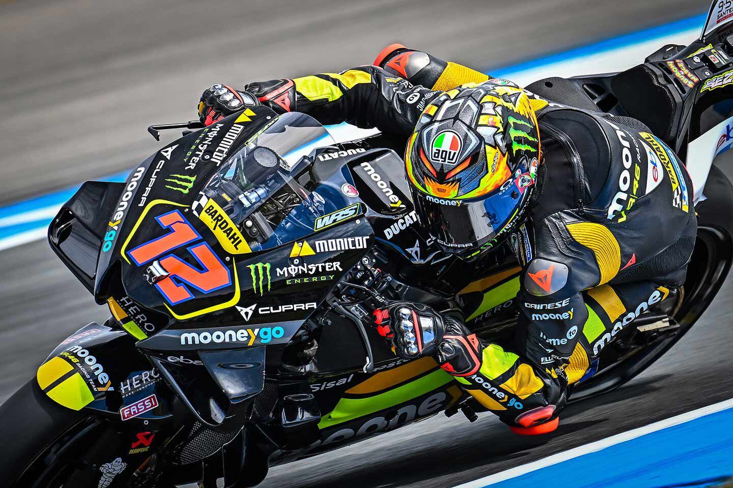 Bezzecchi doesn’t like to boast, but he has found great success in the 2023 MotoGP season with two GP wins and multiple podium finishes this season. He currently sits third in championship points.