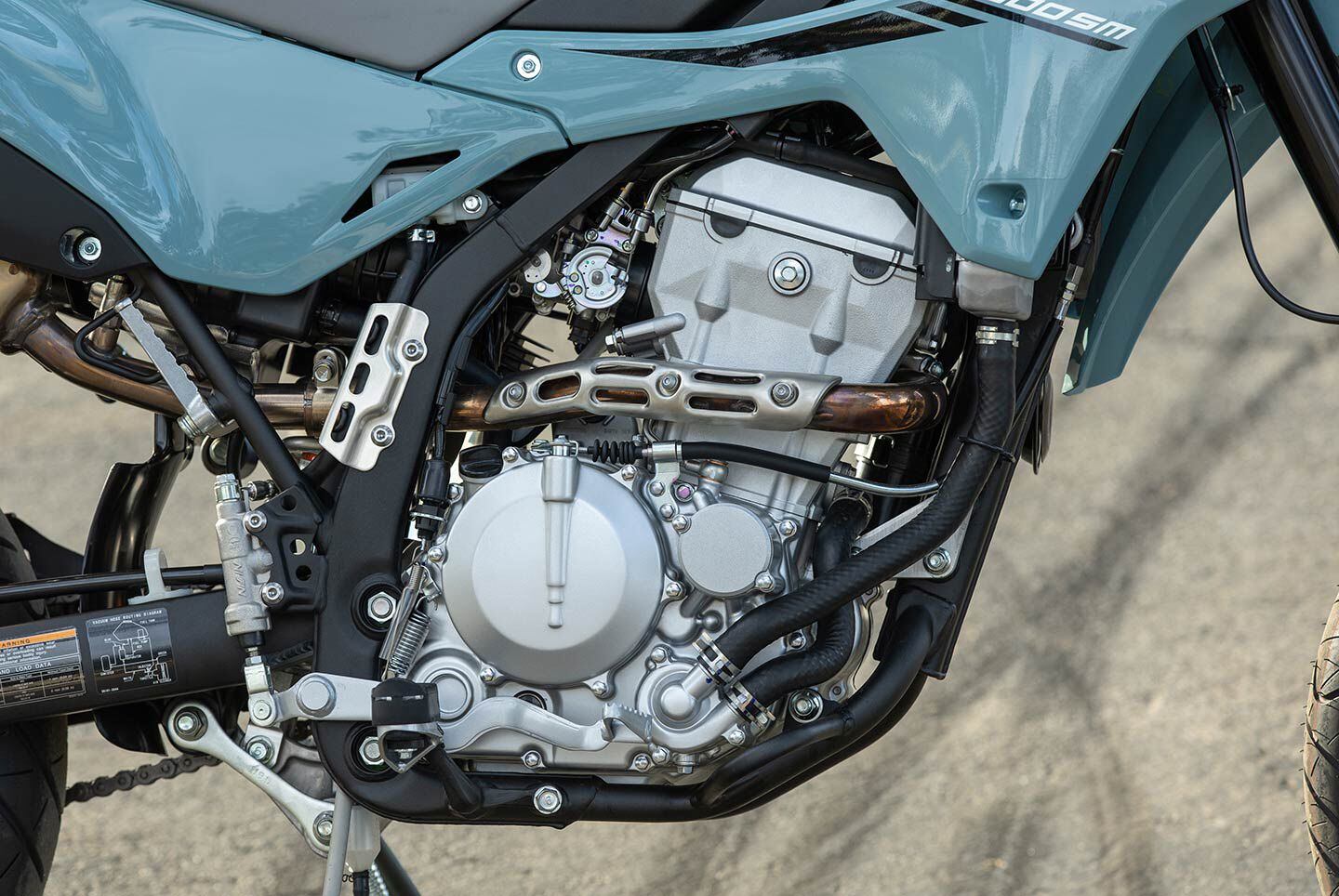 Both models utilize the same 292cc engine that has tractable low-end power and a connective throttle response.