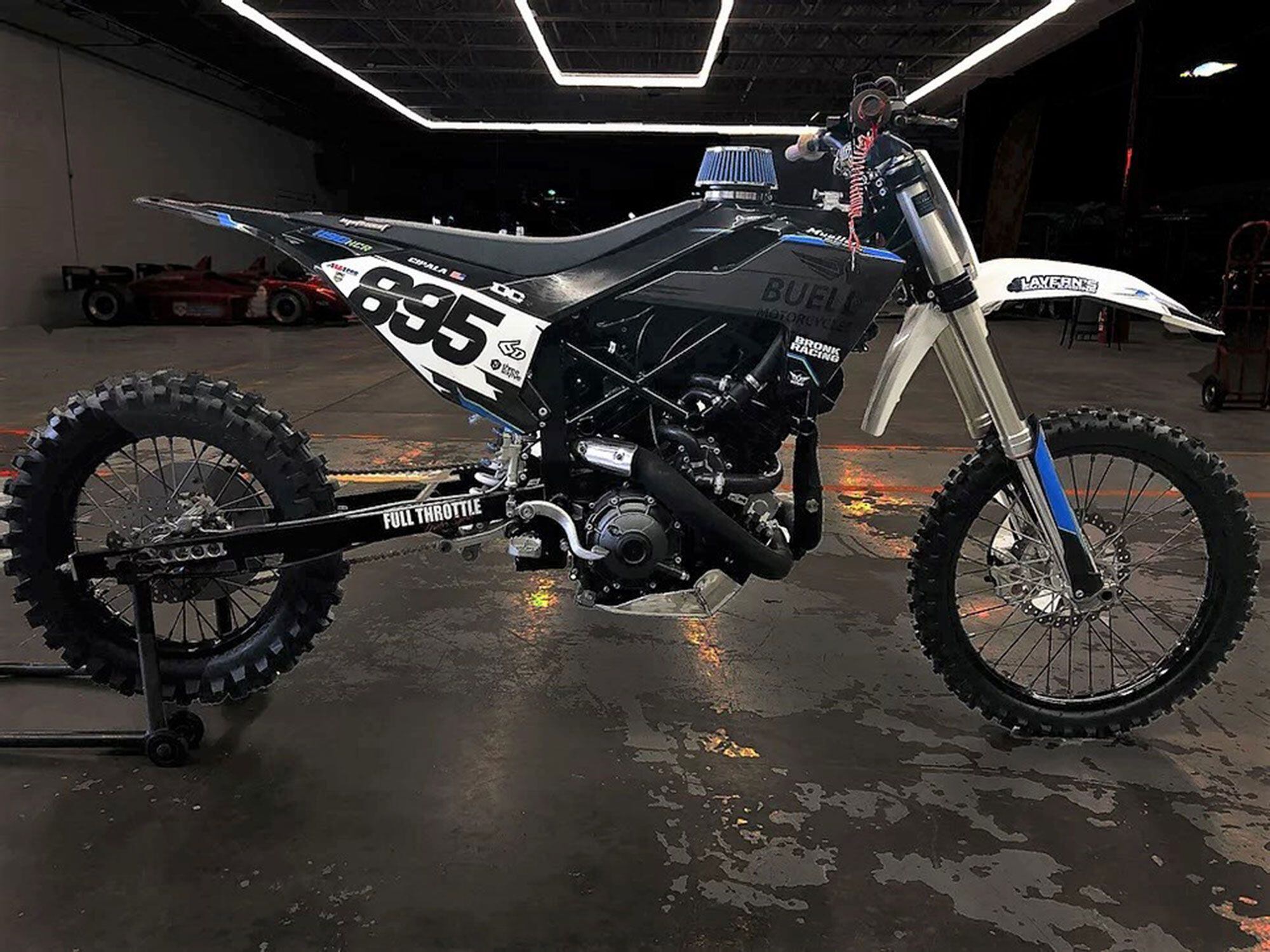 Buell’s 2020 AMA National Hillclimb title-winning bike will be the inspiration for a shorter-wheelbase desert racer in the future.