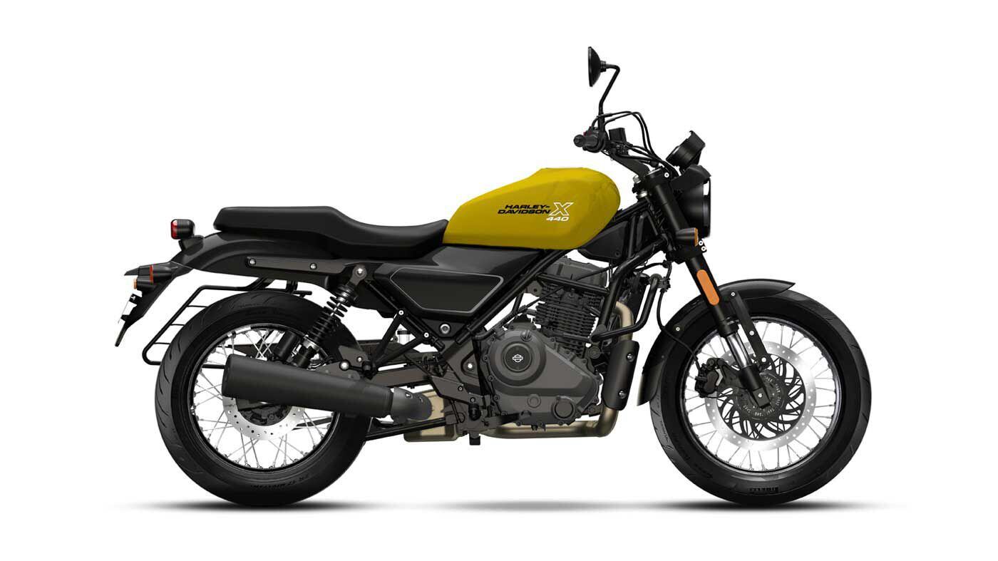 The Harley X440 in Mustard Denim.