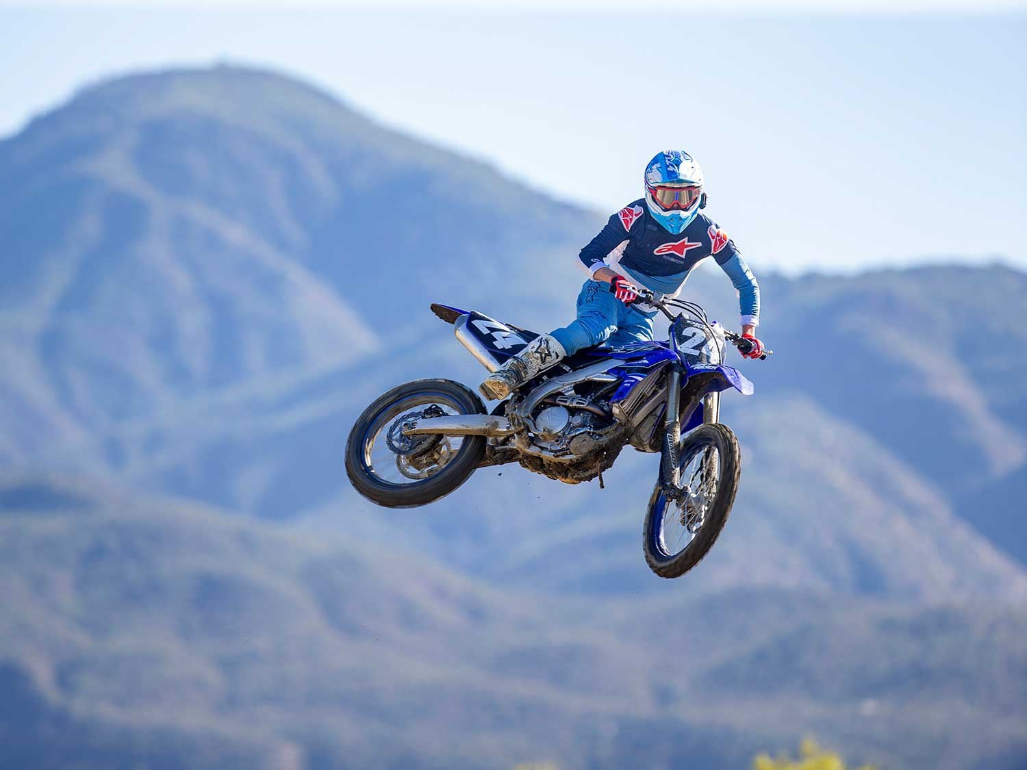 “There are only minimal changes to be made to the YZ250F’s suspension depending on the track conditions because it is so close to perfect in stock form. The balance is very close. I made no adjustments to the ride height and didn’t notice any excessive pitching either.” <em>—Allan Brown</em>