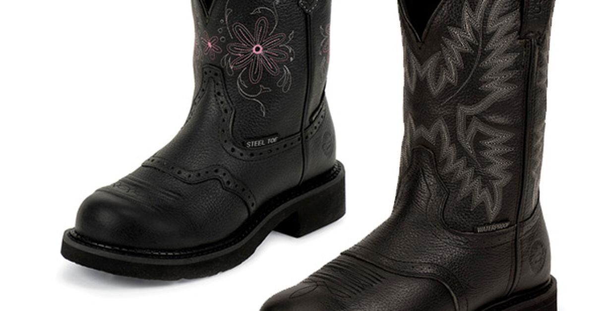 new justin work boots