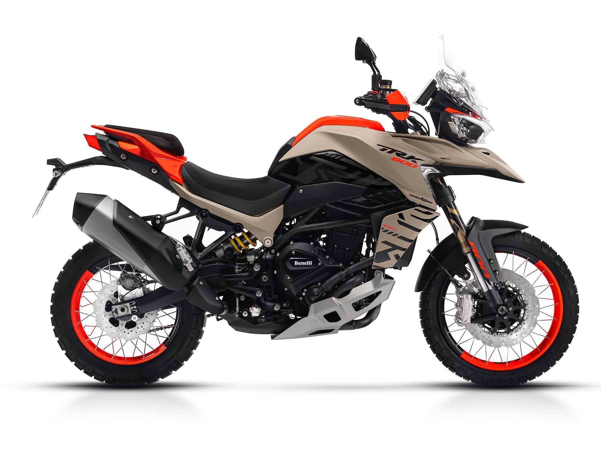Italy and China come together with the new 750 ADV—the new Benelli TRK 800 made its initial appearance at EICMA 2021.