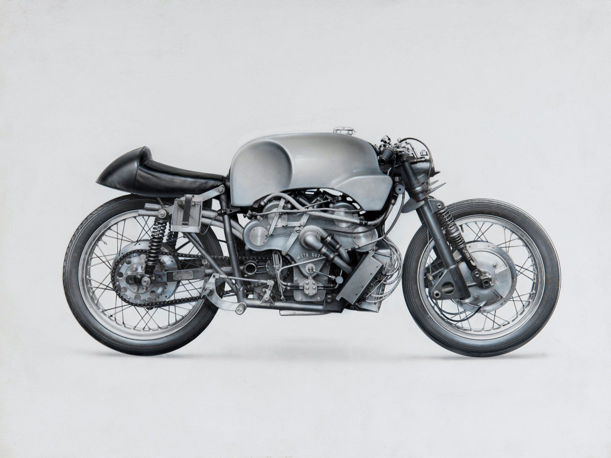 Moto Guzzi’s 500cc V-8 racer.