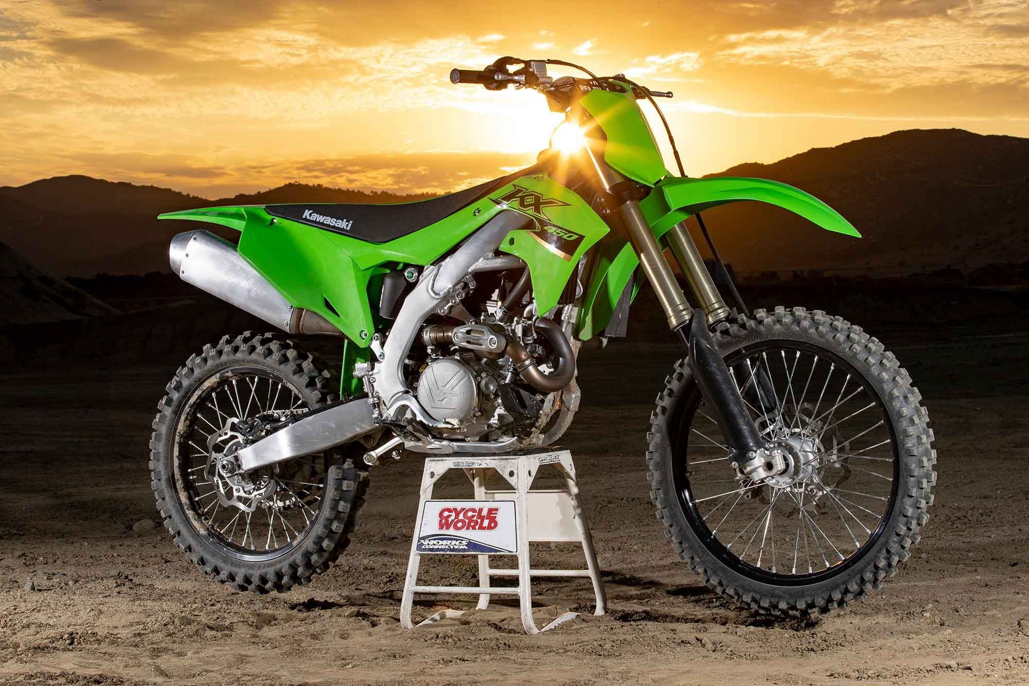 The Kawasaki KX450 is <i>Cycle World</i>’s Best Motocrosser for 2022.