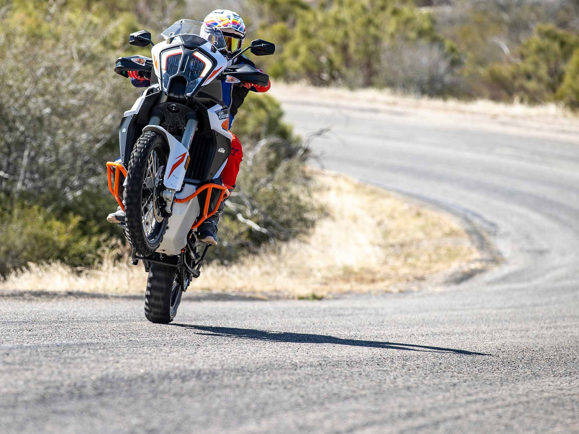 On the <i>Cycle World</i> dyno the 1290 Super Adventure R produced 132.3 hp at 9,200 rpm—the seat of our pants confirms those numbers.