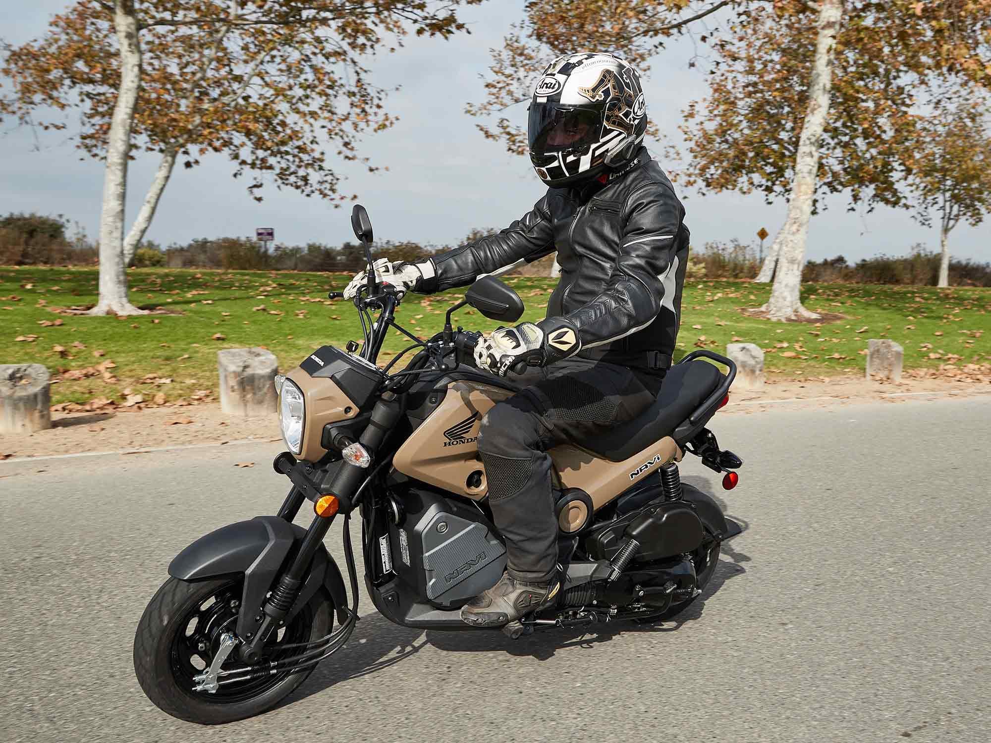 Honda is looking to attract new riders with the Honda Navi; a price well below $2,000 makes it attractive to more than newbies.