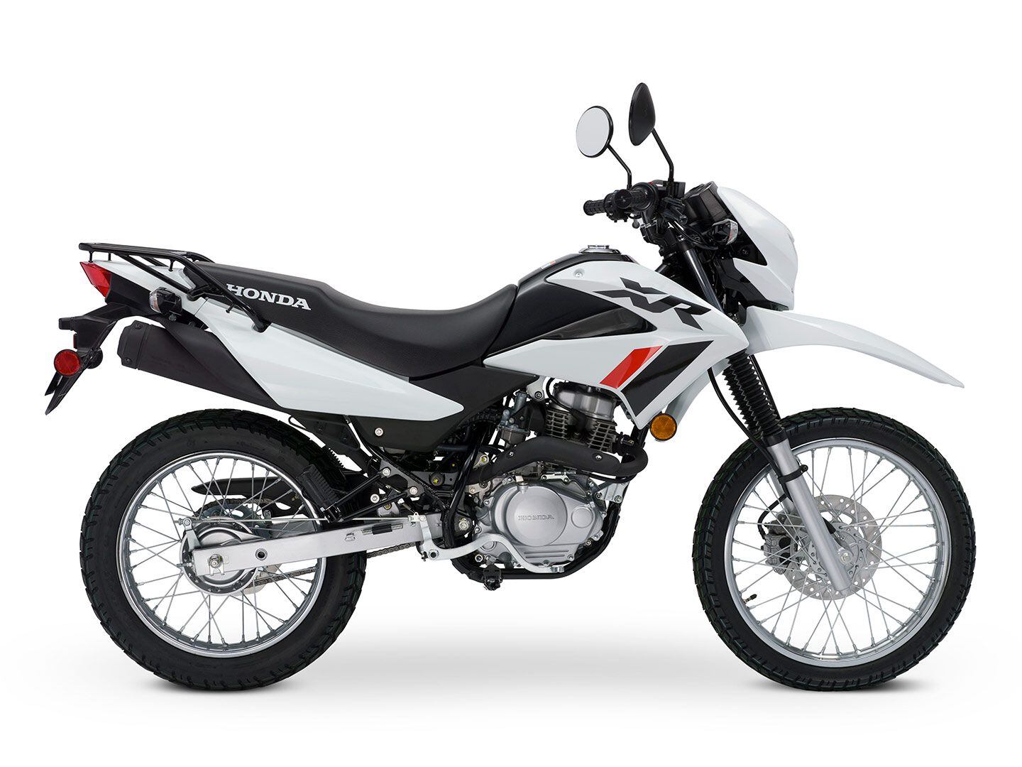Honda’s focus on fun and efficient two-wheel models has created a long list of accessible dual sports, including the new-rider-friendly XR150L.