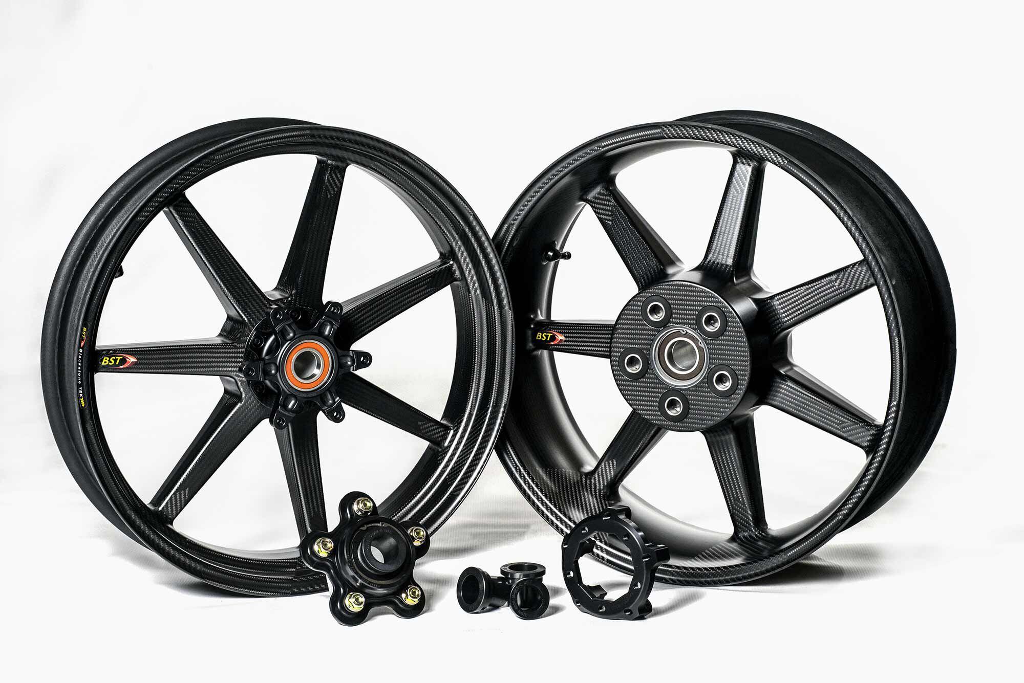 BST’s Black Mamba wheels showcase a classic design interpreted in a lightweight material.