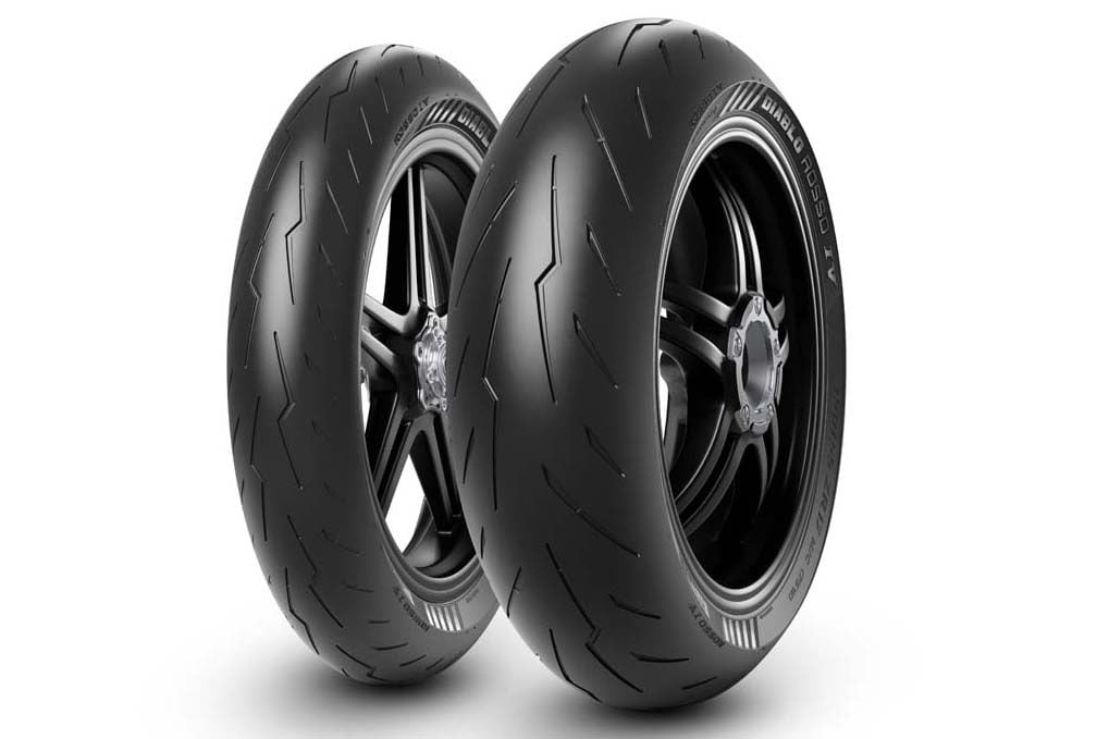 Learnings from World Superbike were incorporated into Pirelli’s Diablo Rosso IV tires.