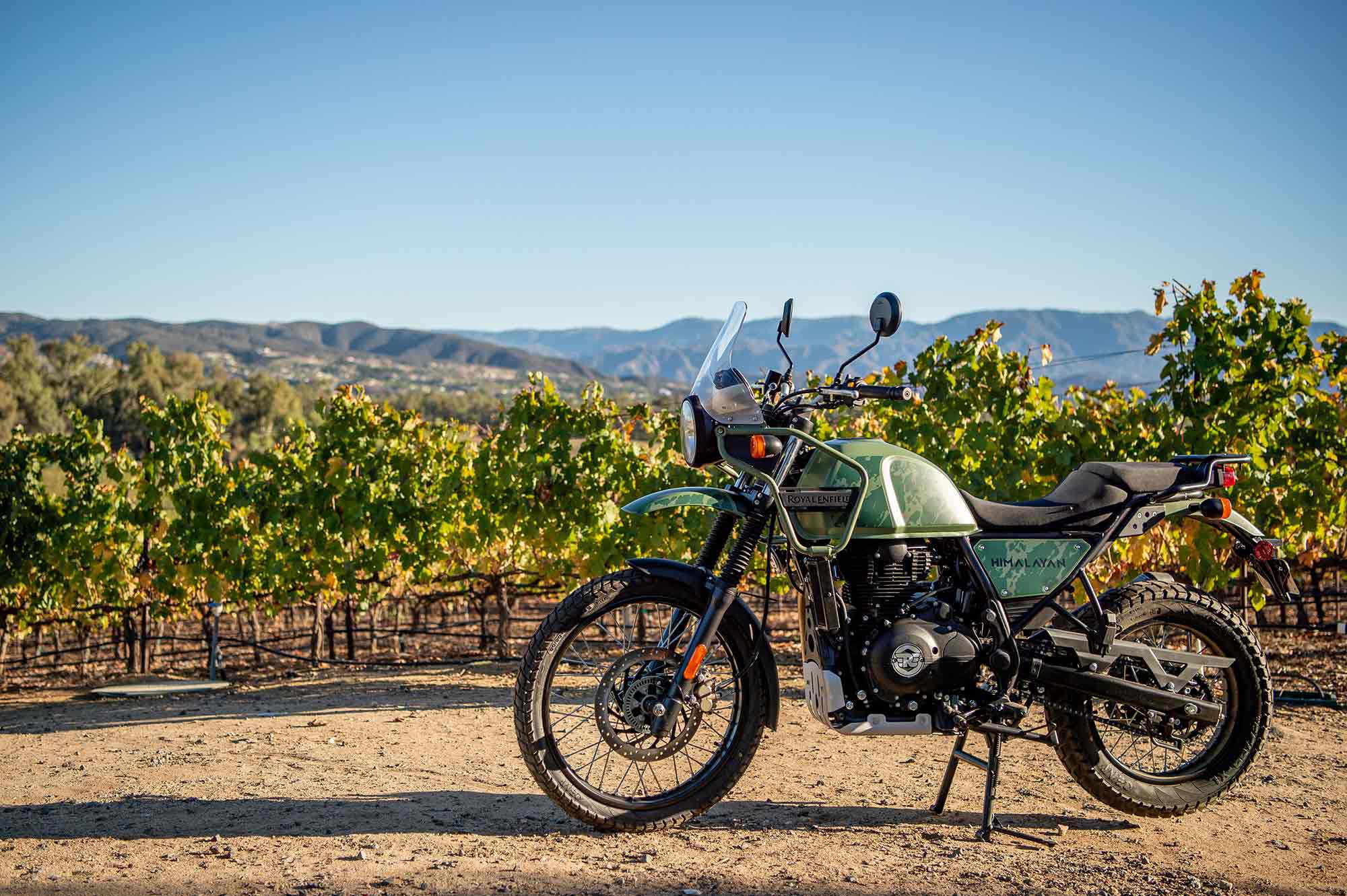 Pine Green is one of the three new color choices for the Himalayan.