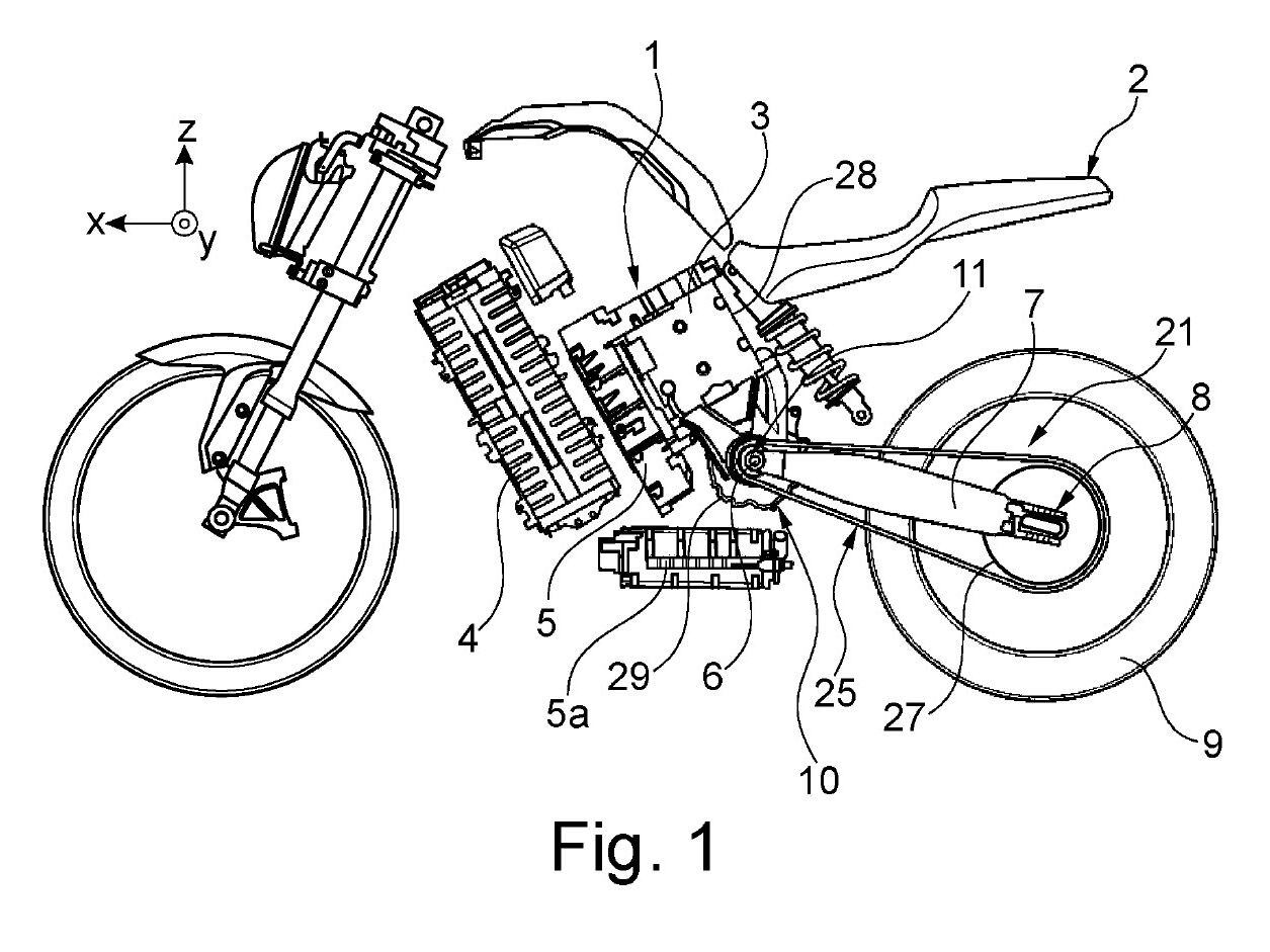 BMW is working on an electric motorcycle with a motor that appears to be from the CE-04.