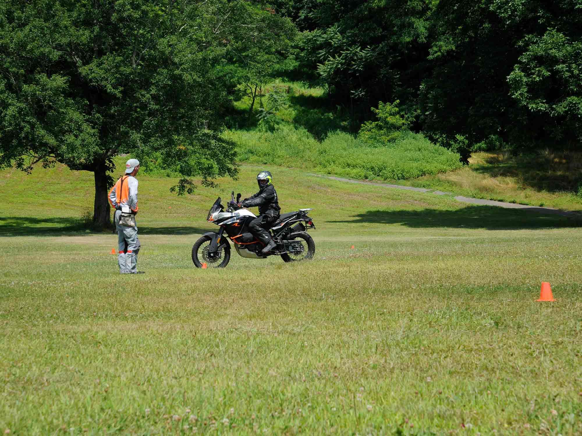 The coach observes. Can you stop for more than three seconds?