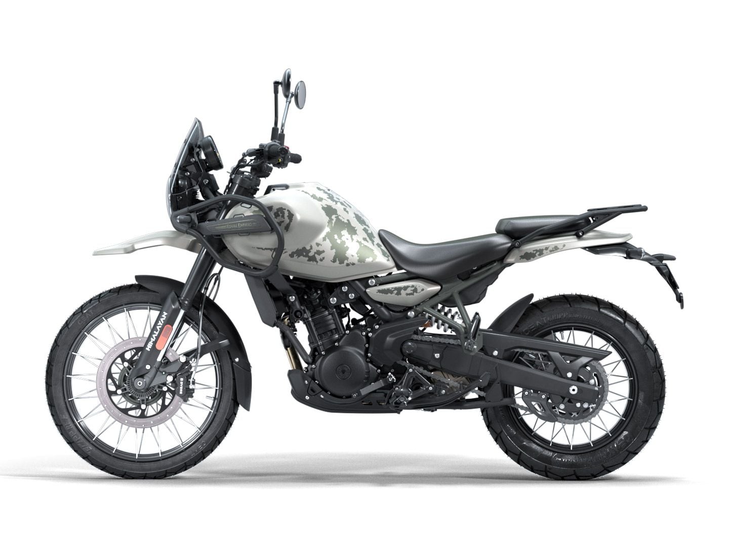 The 2024 Himalayan in Kamet White.