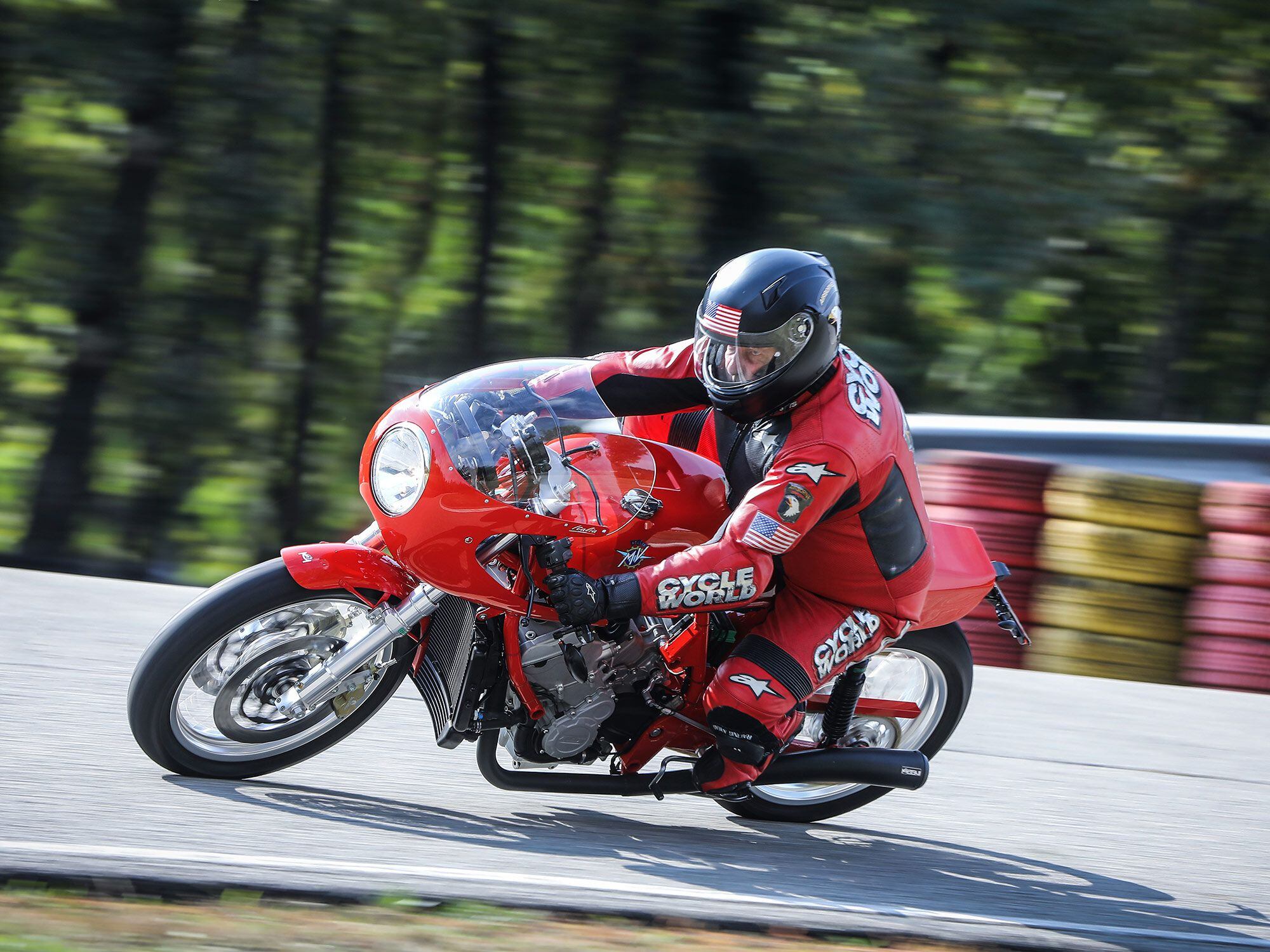 The Magni Italia is powered by MV Agusta’s 800cc triple.