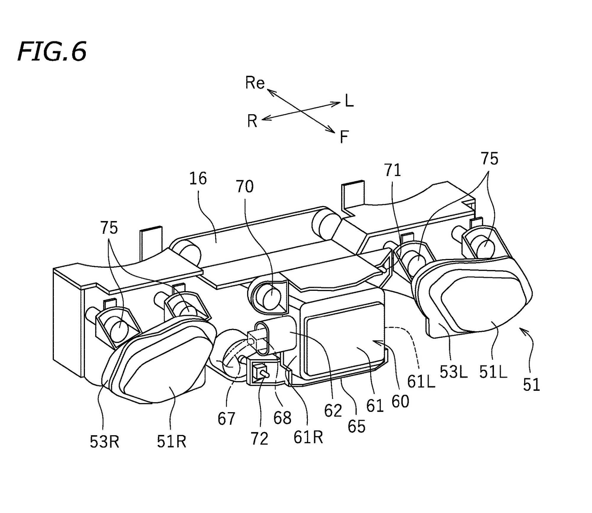 In this illustration you can see how the Bosch radar unit nestles in between the Tracer 9 GT’s lower headlights.