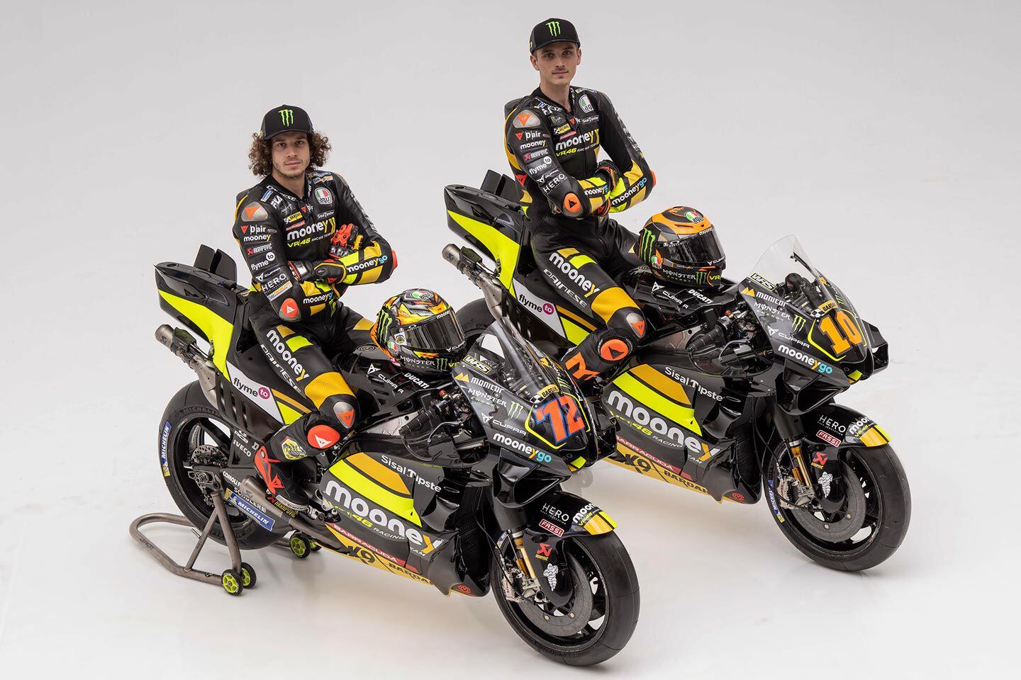 Marco Bezzecchi and Luca Marini might have different personalities and styles but both are the right fit for the Mooney VR46 Racing Team.