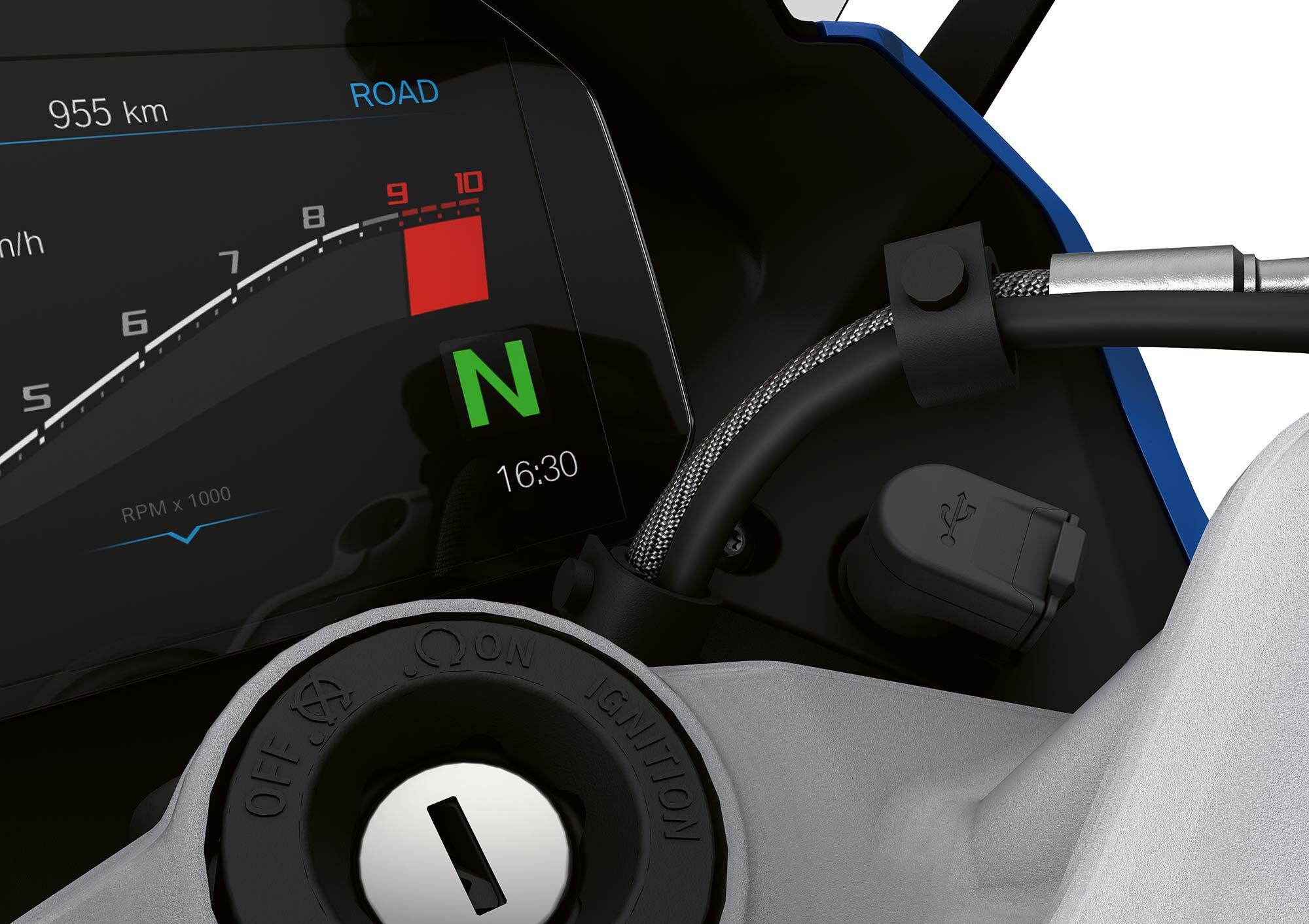 An additional USB-A socket with a 5-volt power supply complements the existing 12-volt power socket for 2023.