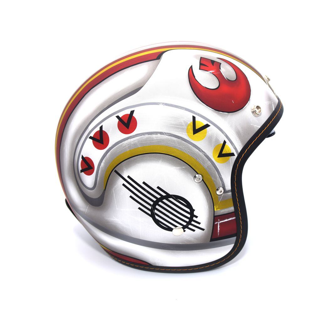 airbrush skull motorcycle helmets Daytona Helmets SKULL Cap- W/ SKULL WINGS D.O.T. Motorcycle Helmet D6-SKW