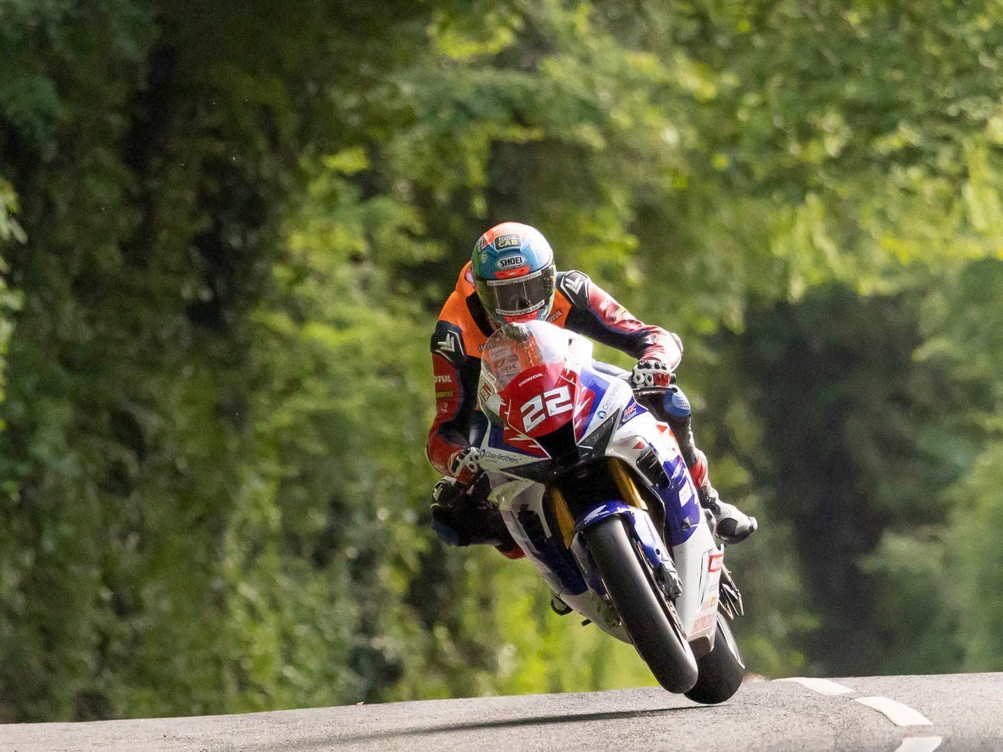 TT newcomer Glenn Irwin, on his Honda Racing Fireblade 1000 RR-R, continues to dial in every aspect of his TT riding.