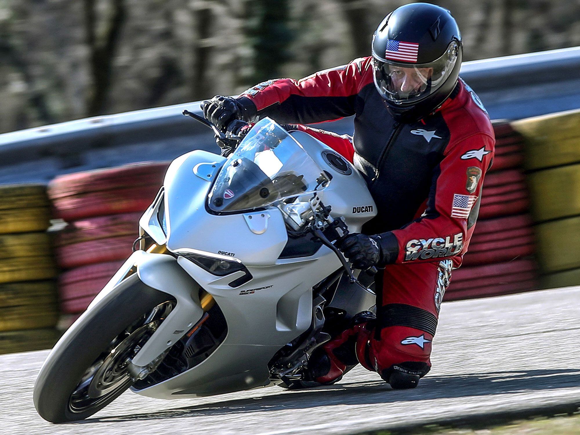 The 2021 Ducati SuperSport 950 S’ IMU-equipped and lean-sensitive traction control and ABS are dramatically improved over the previous 950.