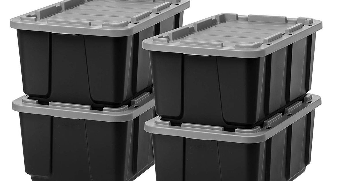 Solve Garage Storage Issues With Strong Stackable Bins ...