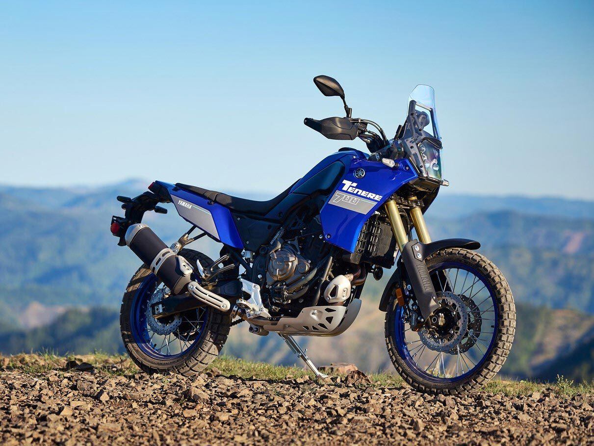 The 2024 Ténéré 700 in Team Yamaha Blue.