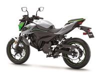 2024 Kawasaki Z e 1 studio rear left side angled profile