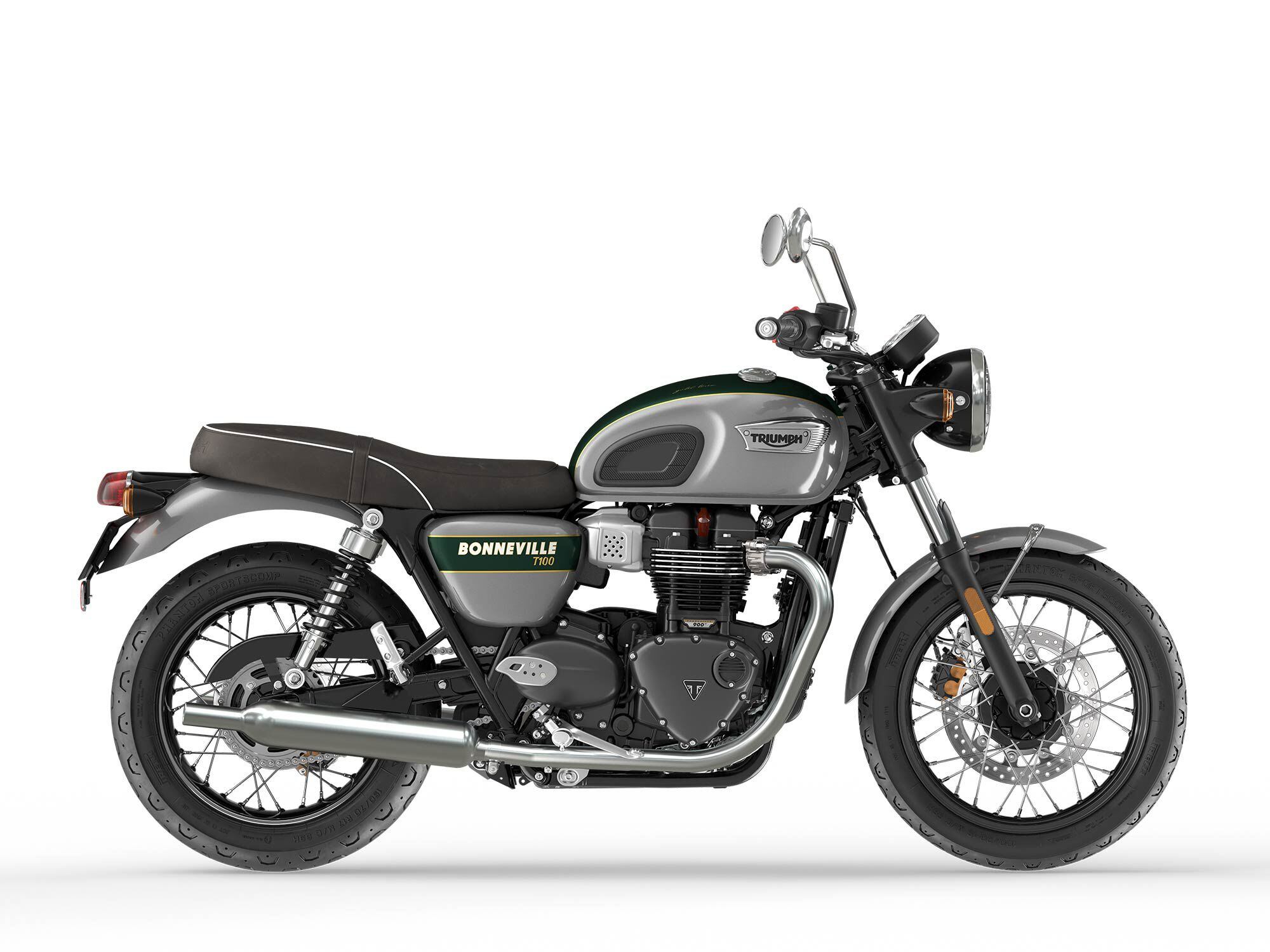 The 2022 Triumph Bonneville T100 Gold Line will hit dealerships with the lowest starting price of the Gold Line, at $11,450.