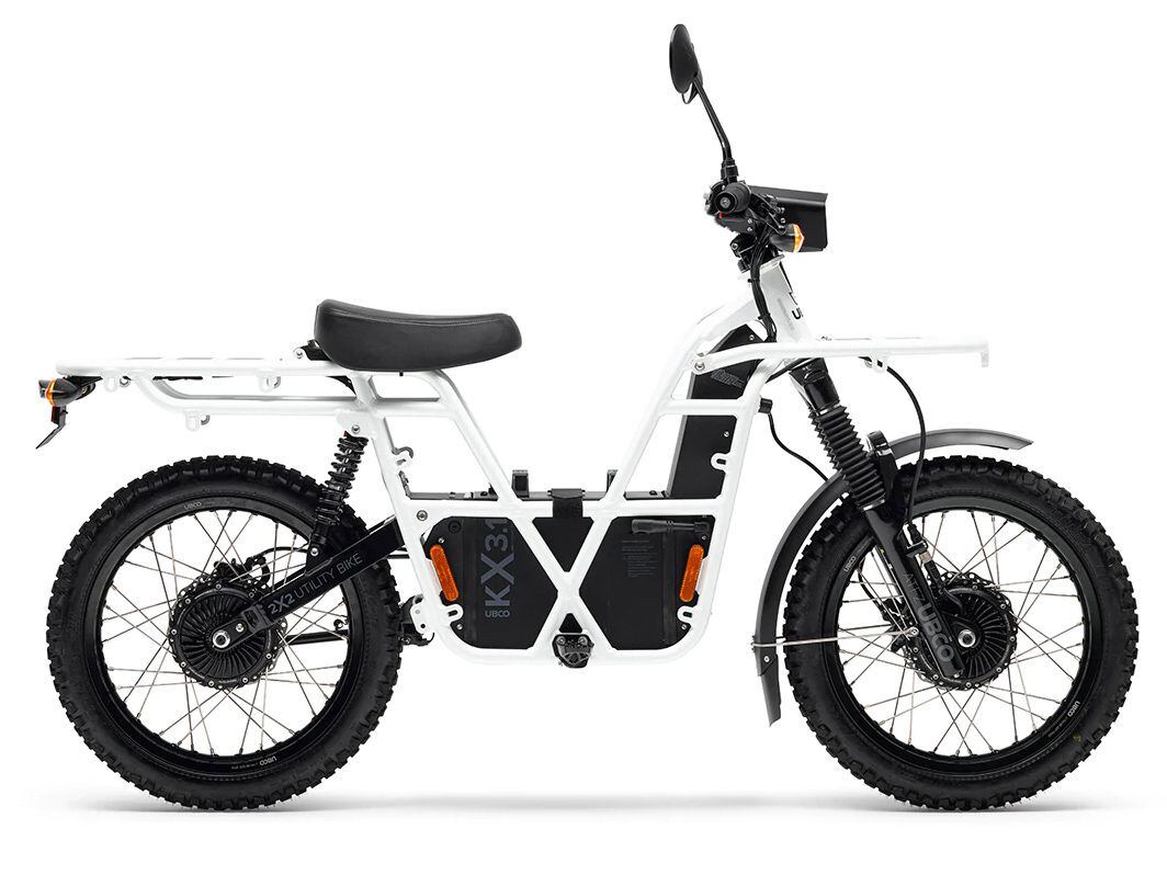 Part tractor, part delivery wagon, part commuter, the category-defying UBCO 2x2 Adventure bike is a jack of all trades.