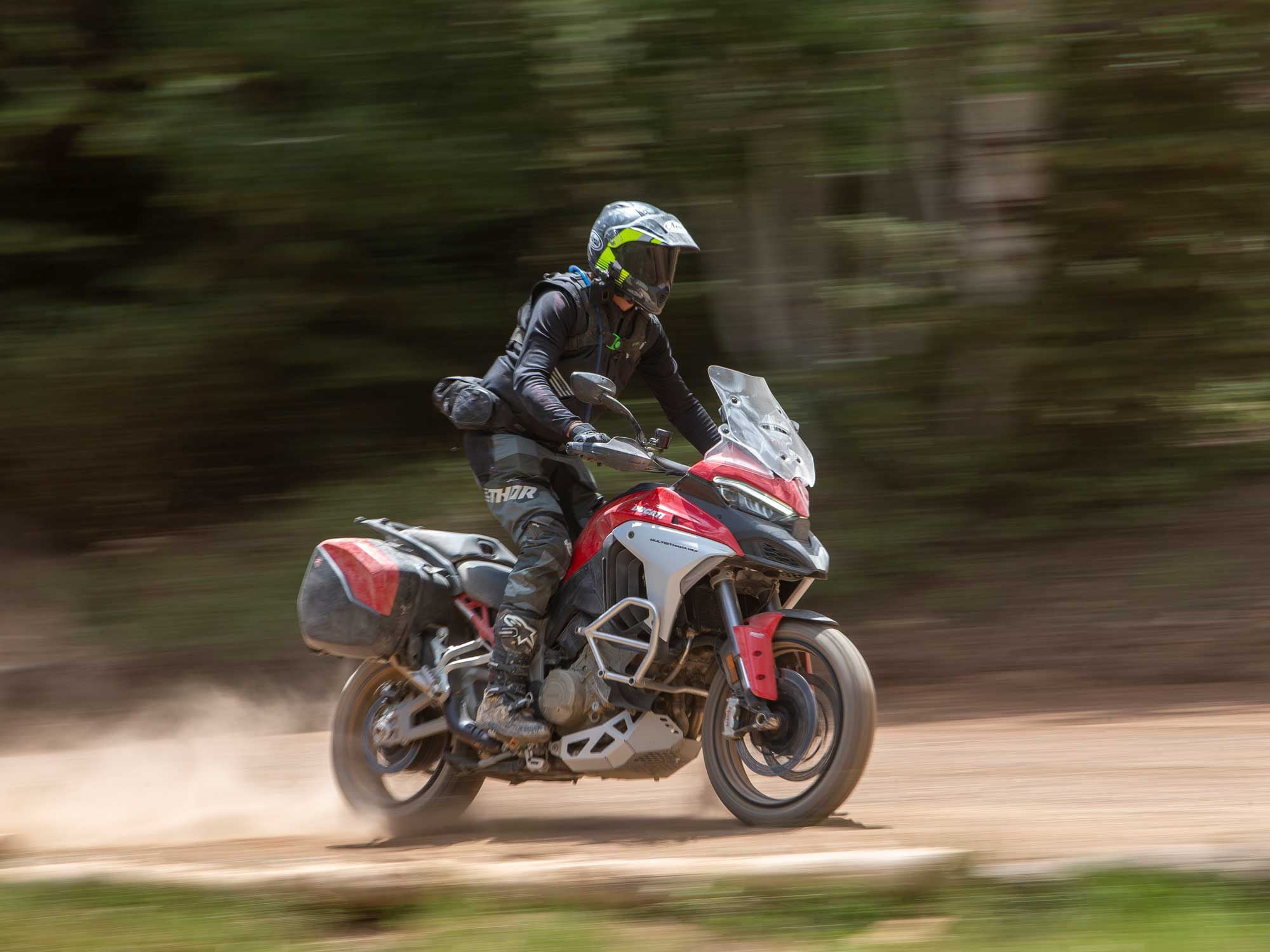 When the road was smooth, nothing could touch the Multistrada V4 S in terms of speed.