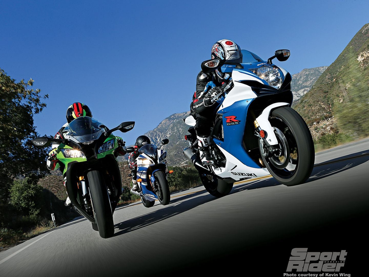 The Displacement Test Yamaha R6 vs. Suzuki GSX R750 vs
