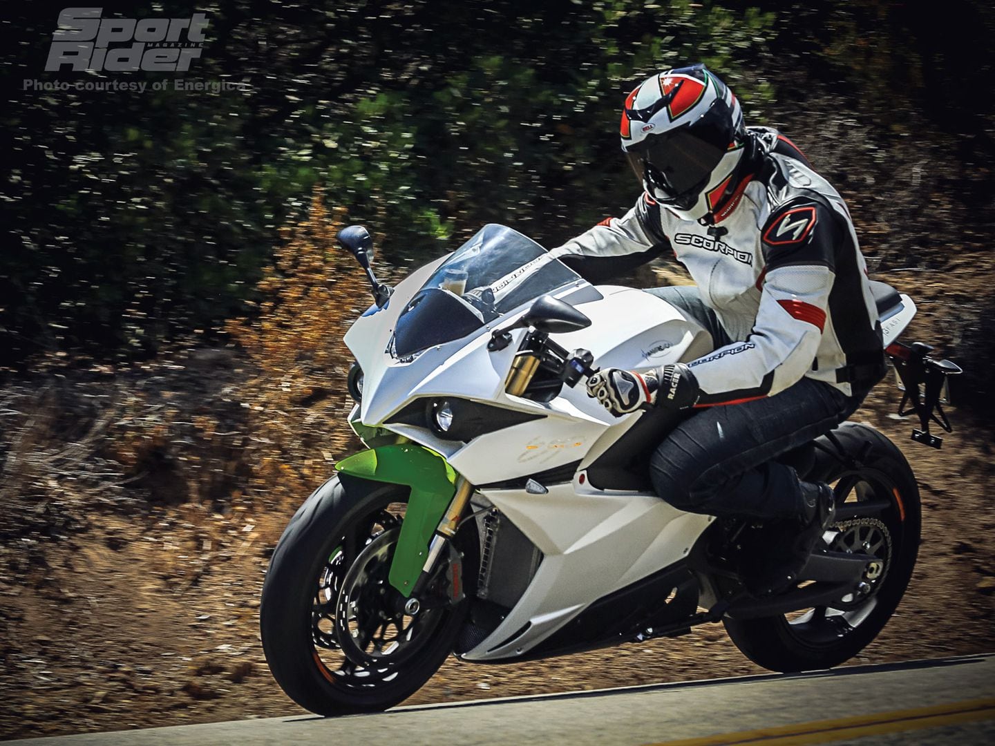Image showcasing Energica Eva Ribelle RS Review » The Girl On A Bike