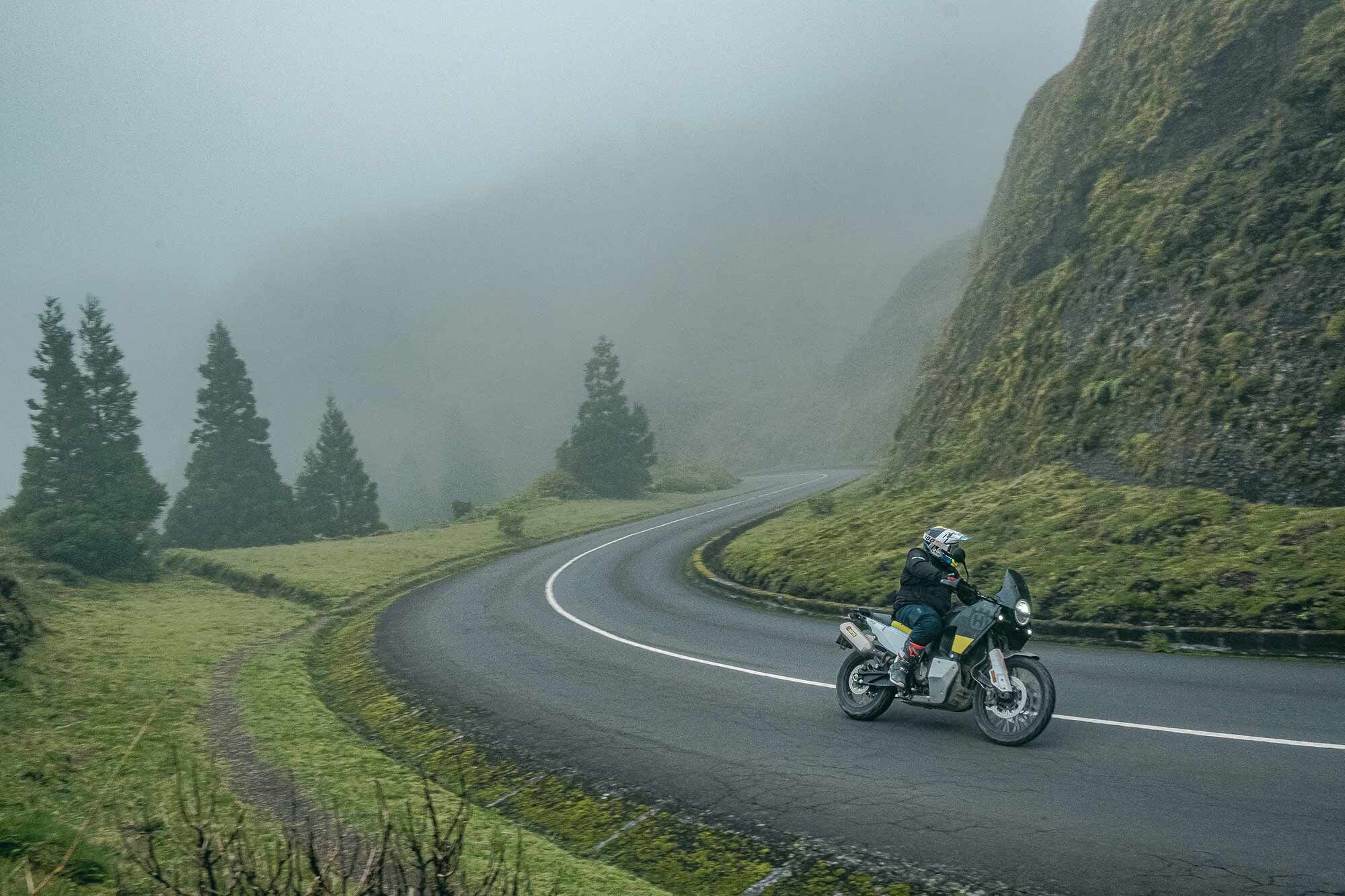 Comfort for the launch haul sets the 2022 Husqvarna Norden 901 apart from its KTM counterparts.