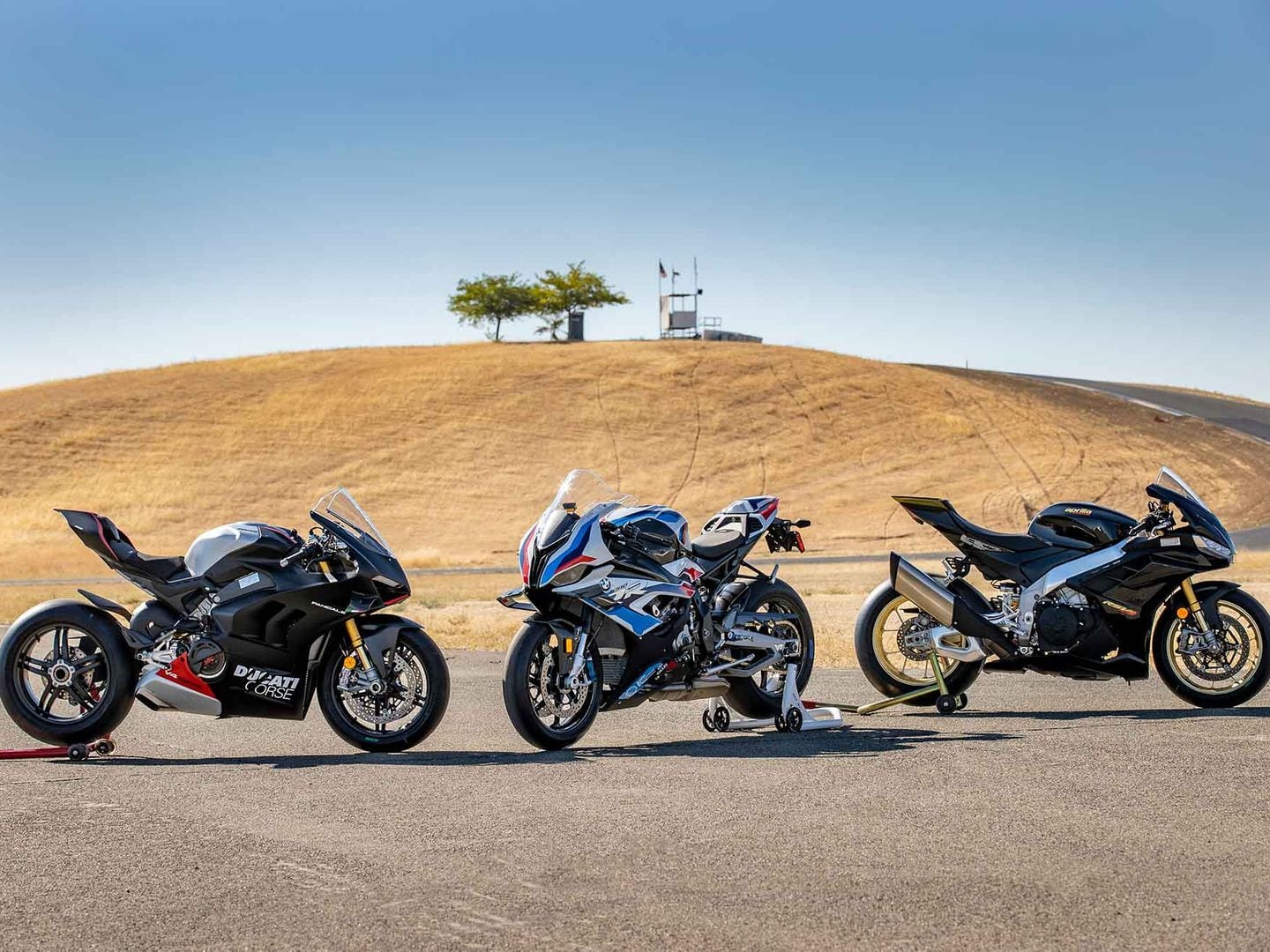 Aprilia RSV4 Factory vs. BMW M 1000 RR vs. Ducati Panigale V4 SP2 Cycle World