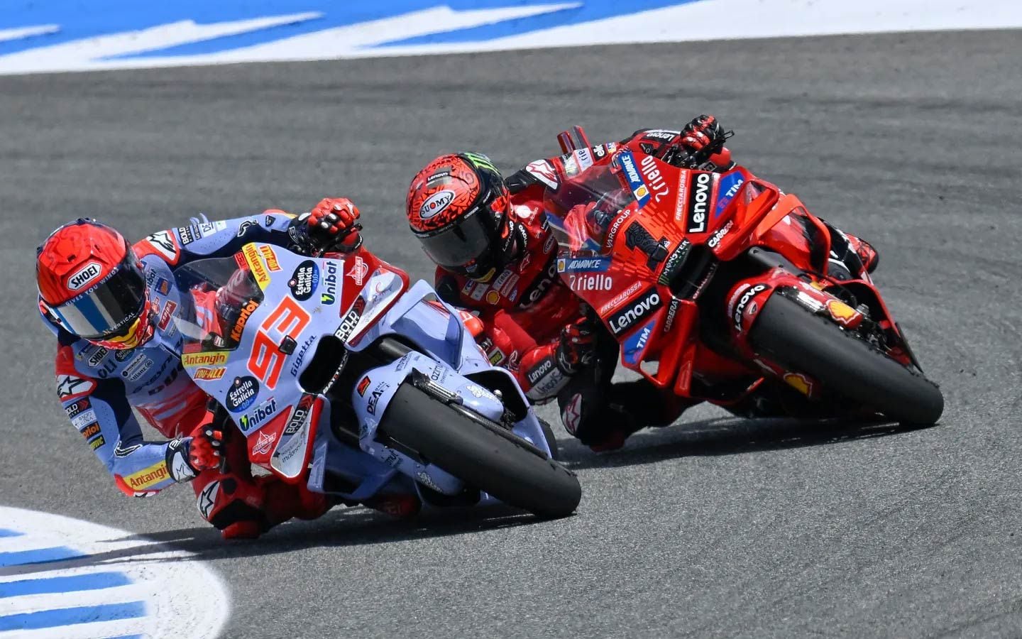 On Sunday, the battle for the win boiled down to Francesco Bagnaia and Marc Márquez.