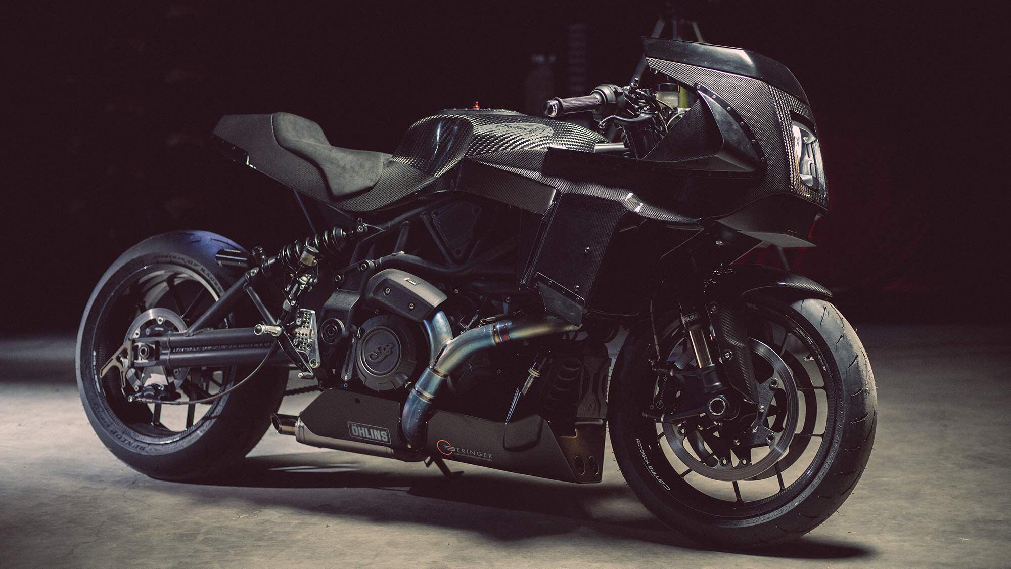 Loads of carbon and ’90s GP styling make this Workhorse Speed Shop FTR stand out.