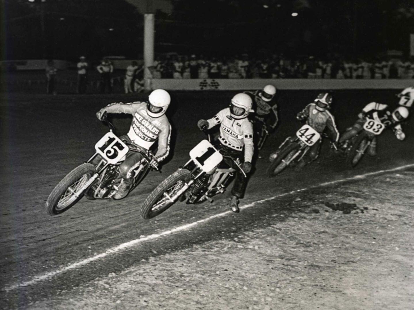 Flat-track racing has led many riders to success in roadracing, including King Kenny Roberts.