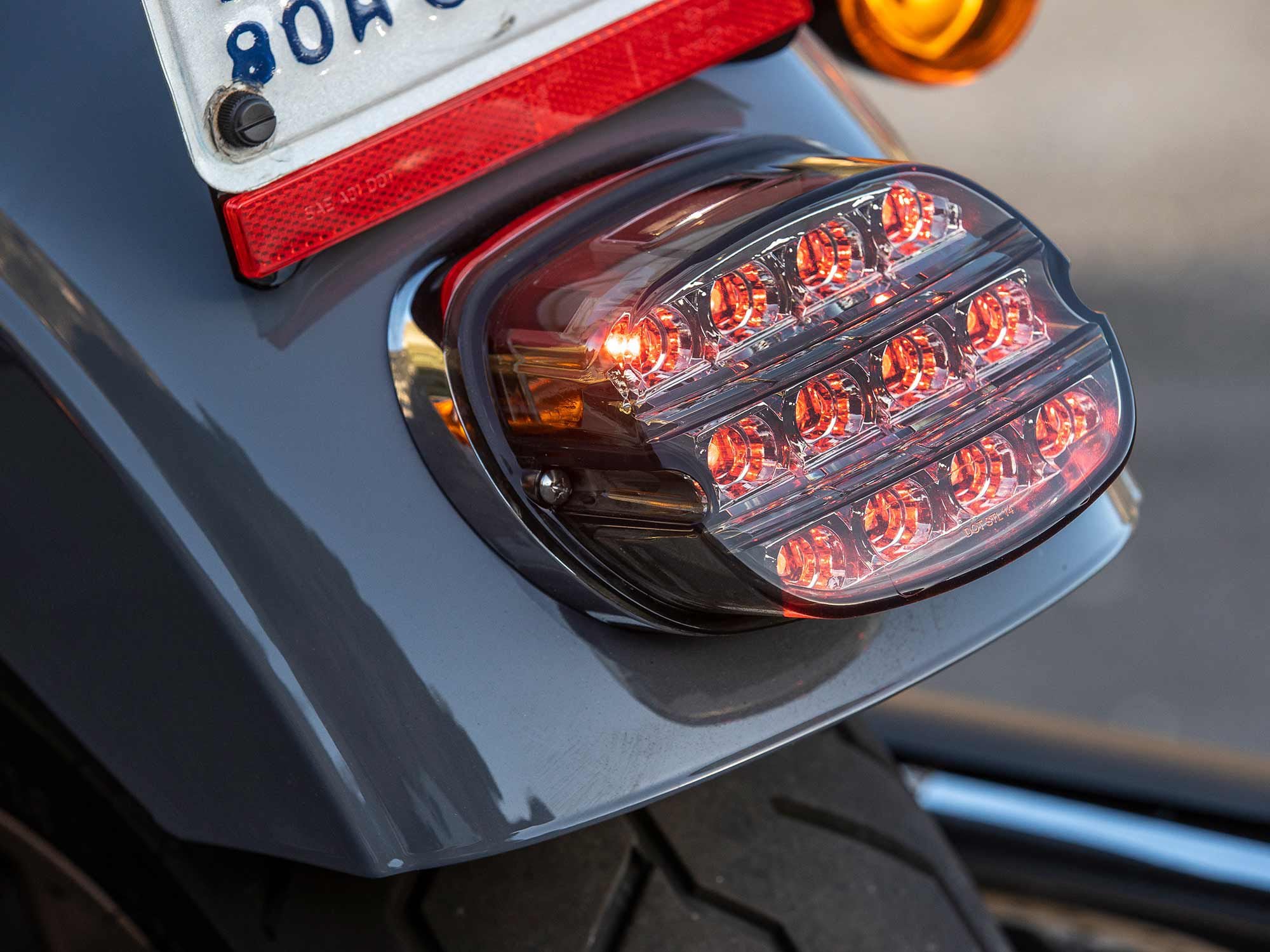 The Zeppelin taillight is now LED. So yes…it’s an LED Zeppelin.
