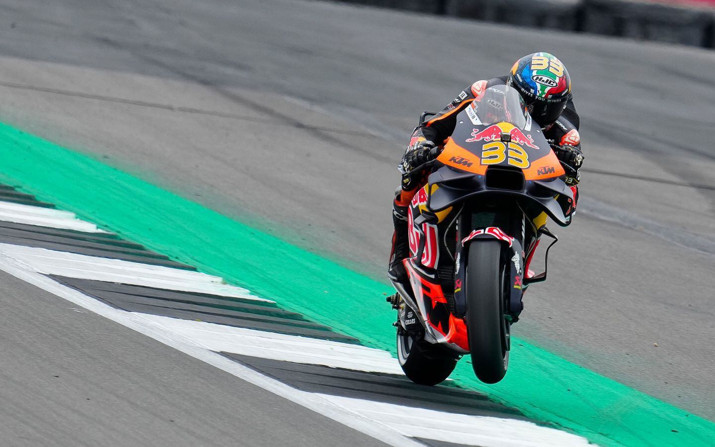 Brad Binder fended off a hard-charging Miguel Oliveira for the final podium spot on Sunday.