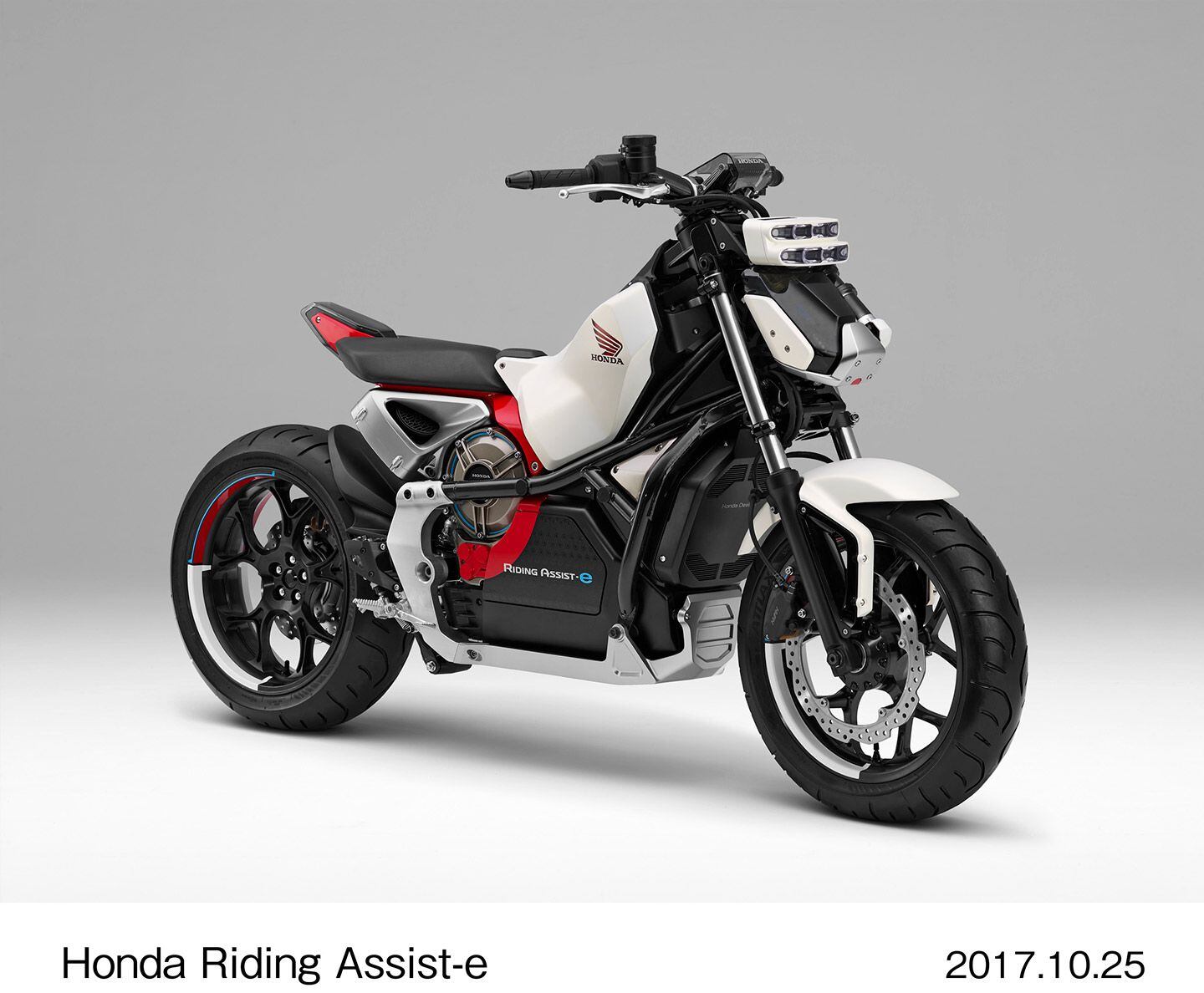 Honda’s Riding Assist-e concept from 2017 will be the basis of another proof of concept with a trio of electric motors that not only provide drive, but influence handling.