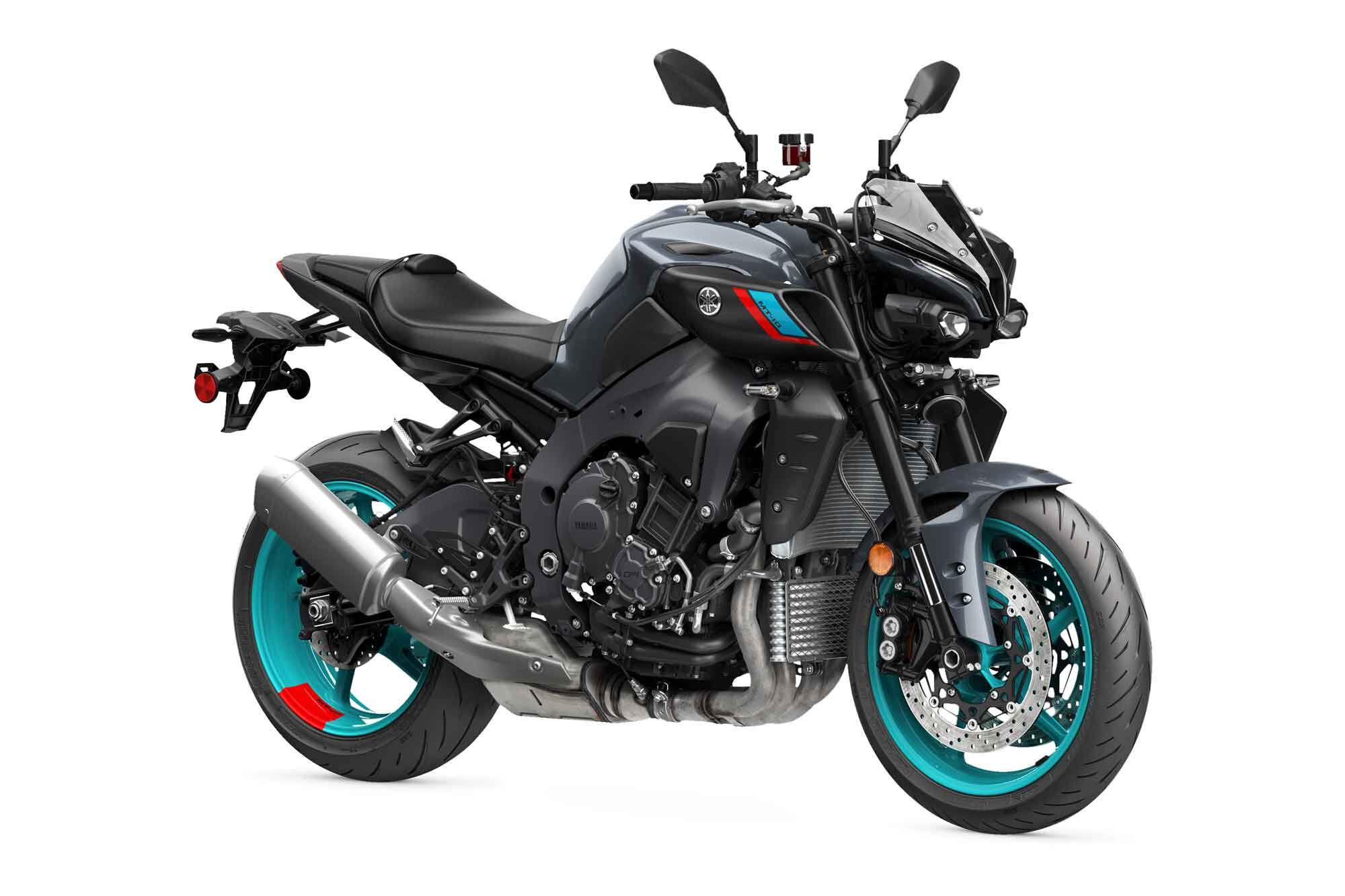 Overhauled last year, Yamaha’s MT-10 is one of the more affordable bikes in this list. We love the character of its unique crossplane crankshaft-equipped 999c inline-four and high-end electronics package.
