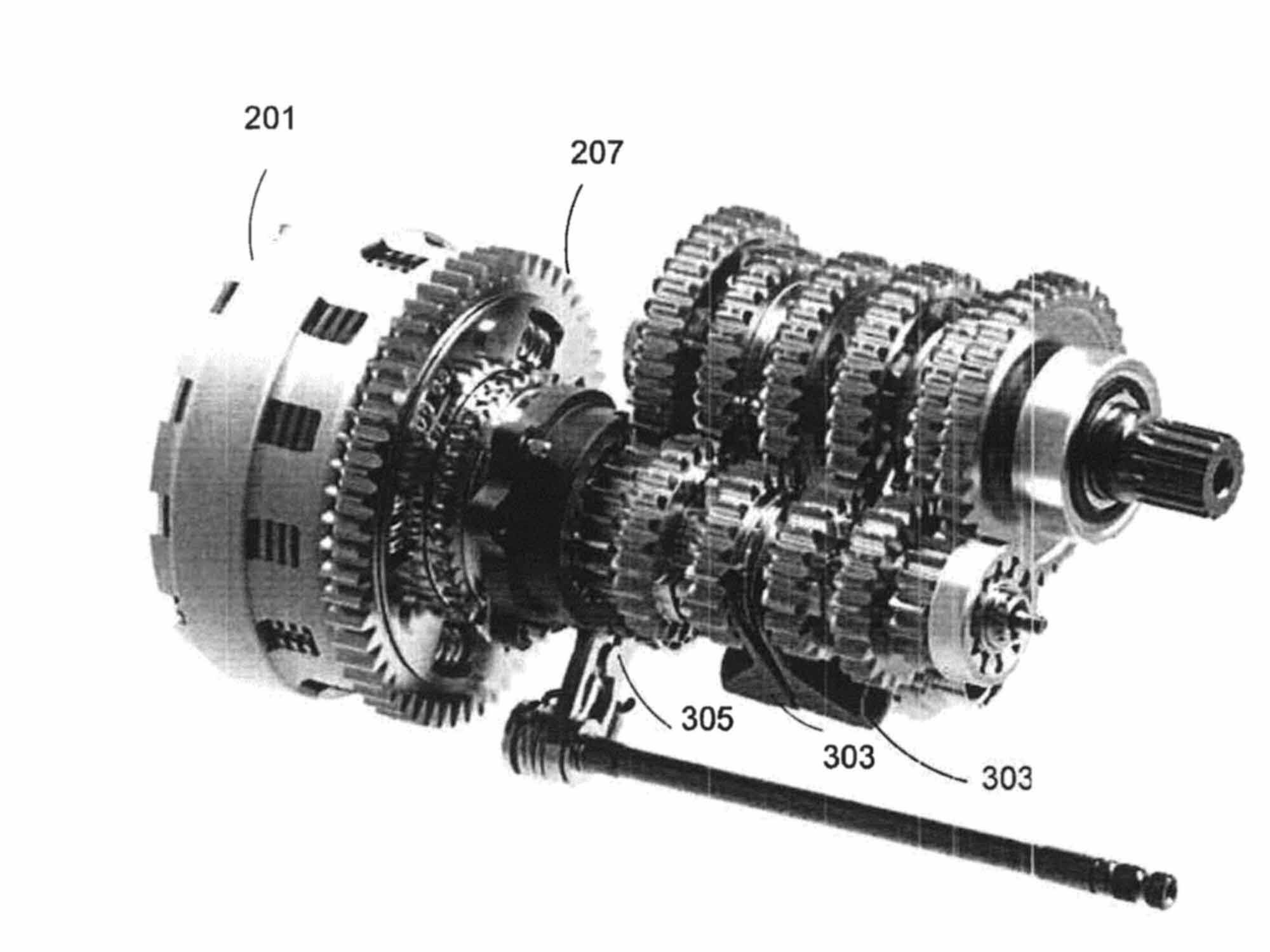 Ducati has developed a simple seamless-shift gearbox for use on streetbikes.