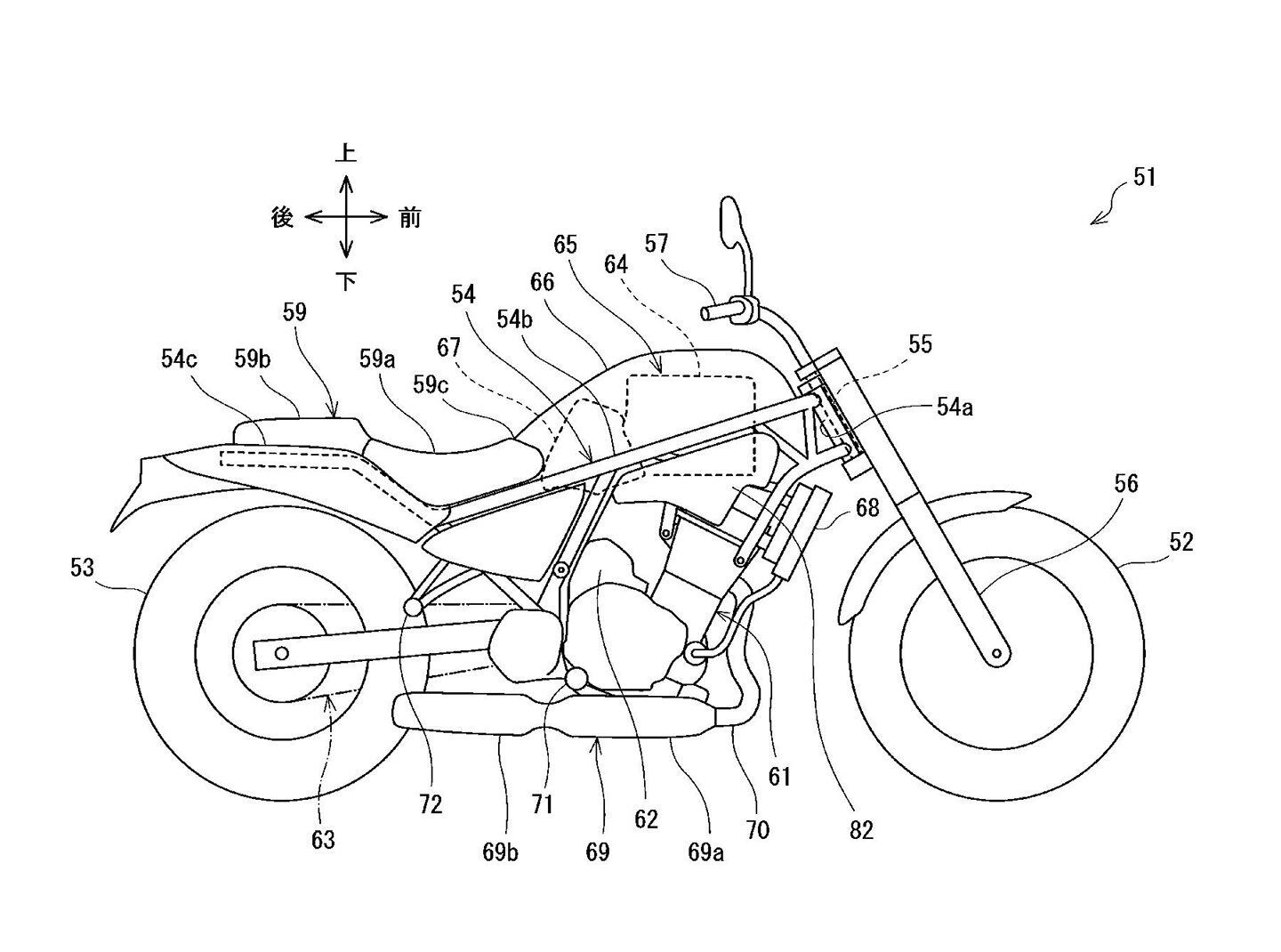 Patent applications reveal that Kawasaki is working on two new hybrid models, one being a Eliminator cruiser.