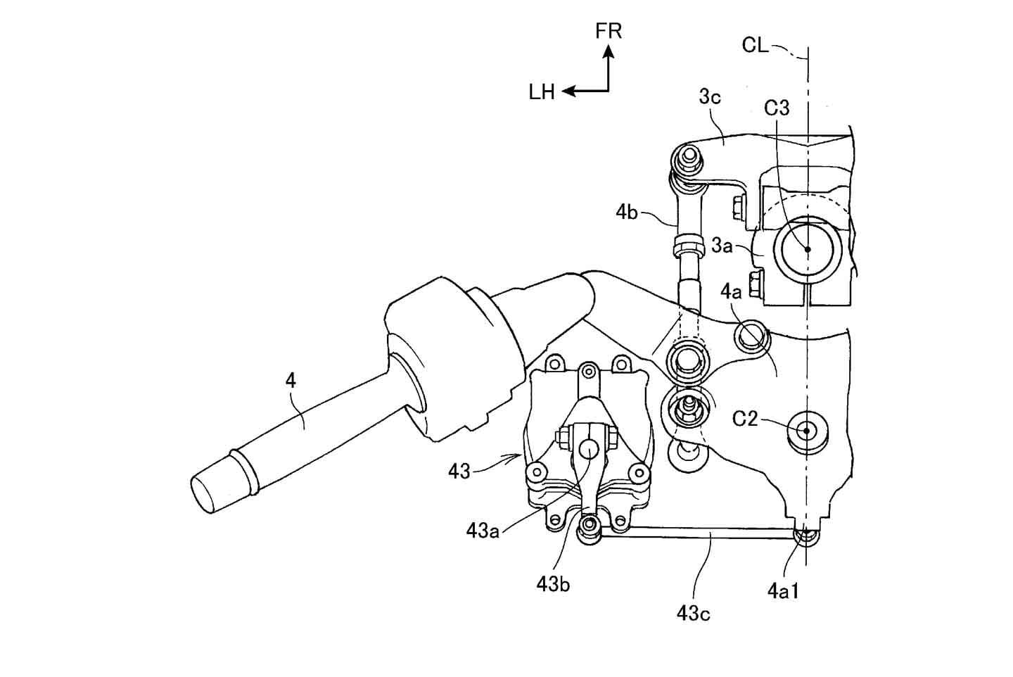A steering actuator is used to lean the bike slightly into the rider while pushing it. If it leans too much the actuator steers the bike closer to the rider to stand it up more.