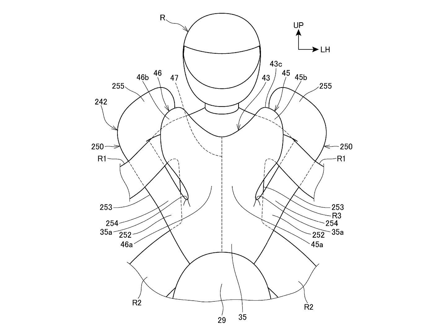 Honda is working on new motorcycle-mounted airbag systems that will deploy, detach, and stay with the rider as they leave the motorcycle.