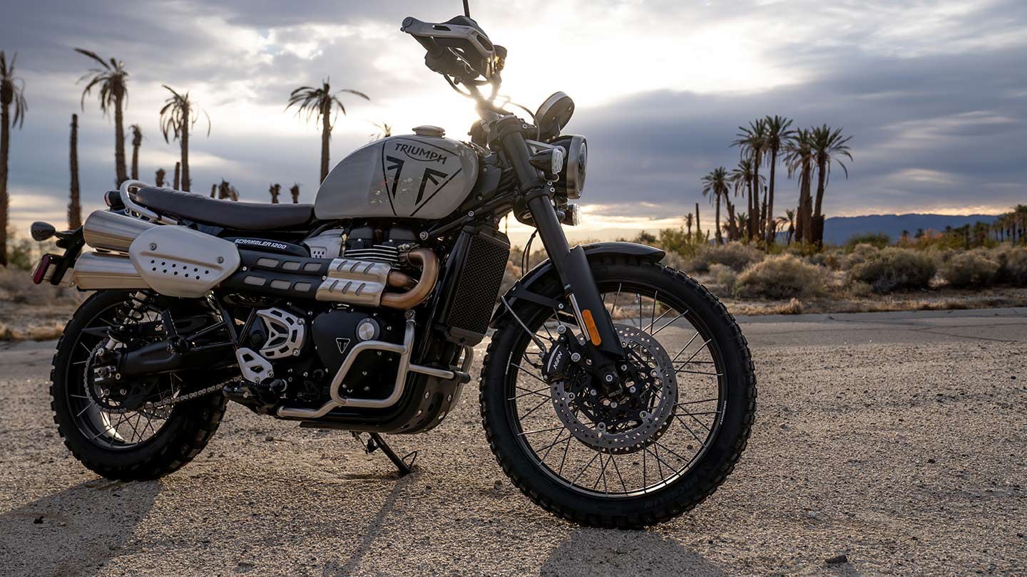 Triumph scrambler 1200 touring cheap