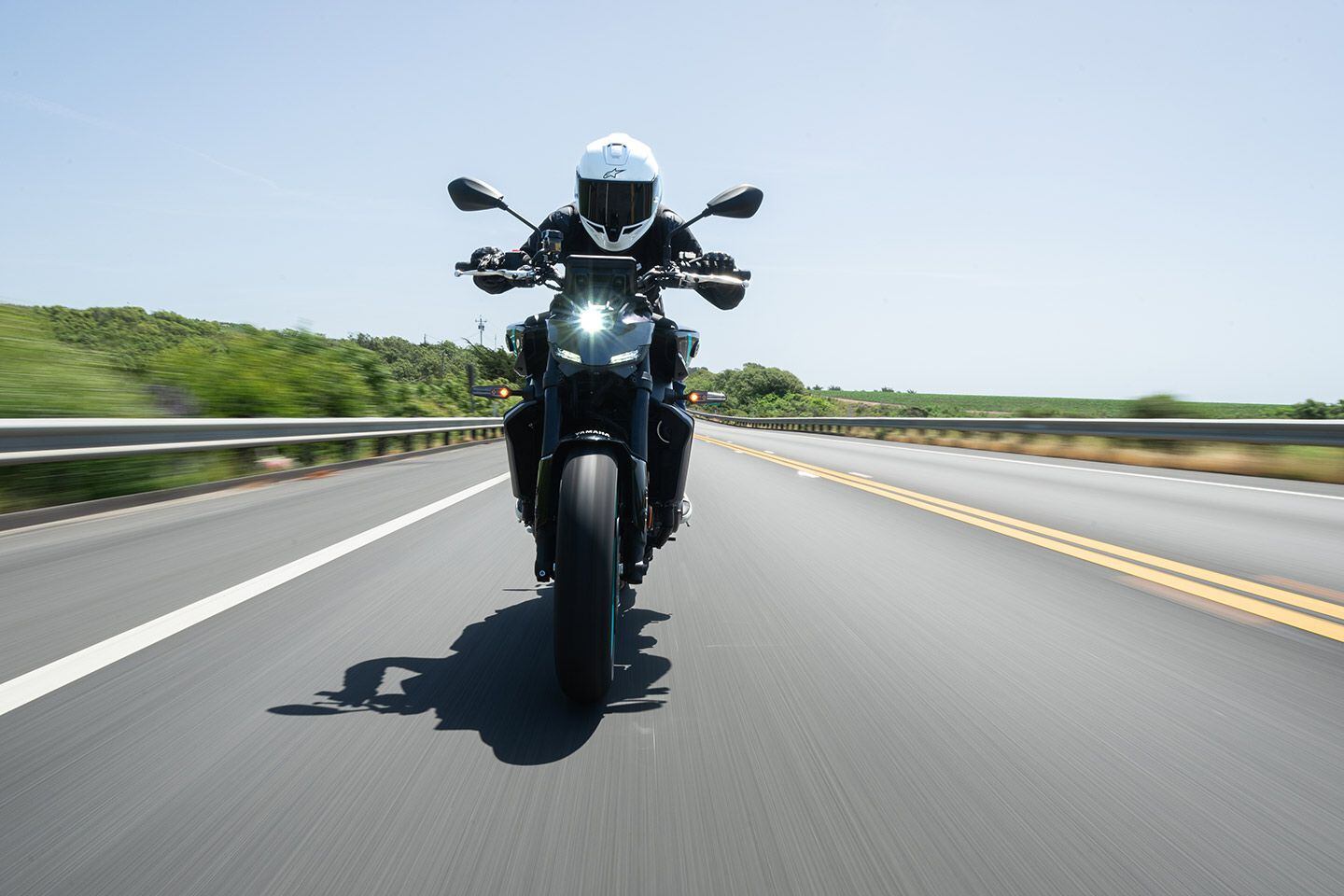 Cruising, carving, chaos—the MT-09 is a versatile motorcycle up for any of it.