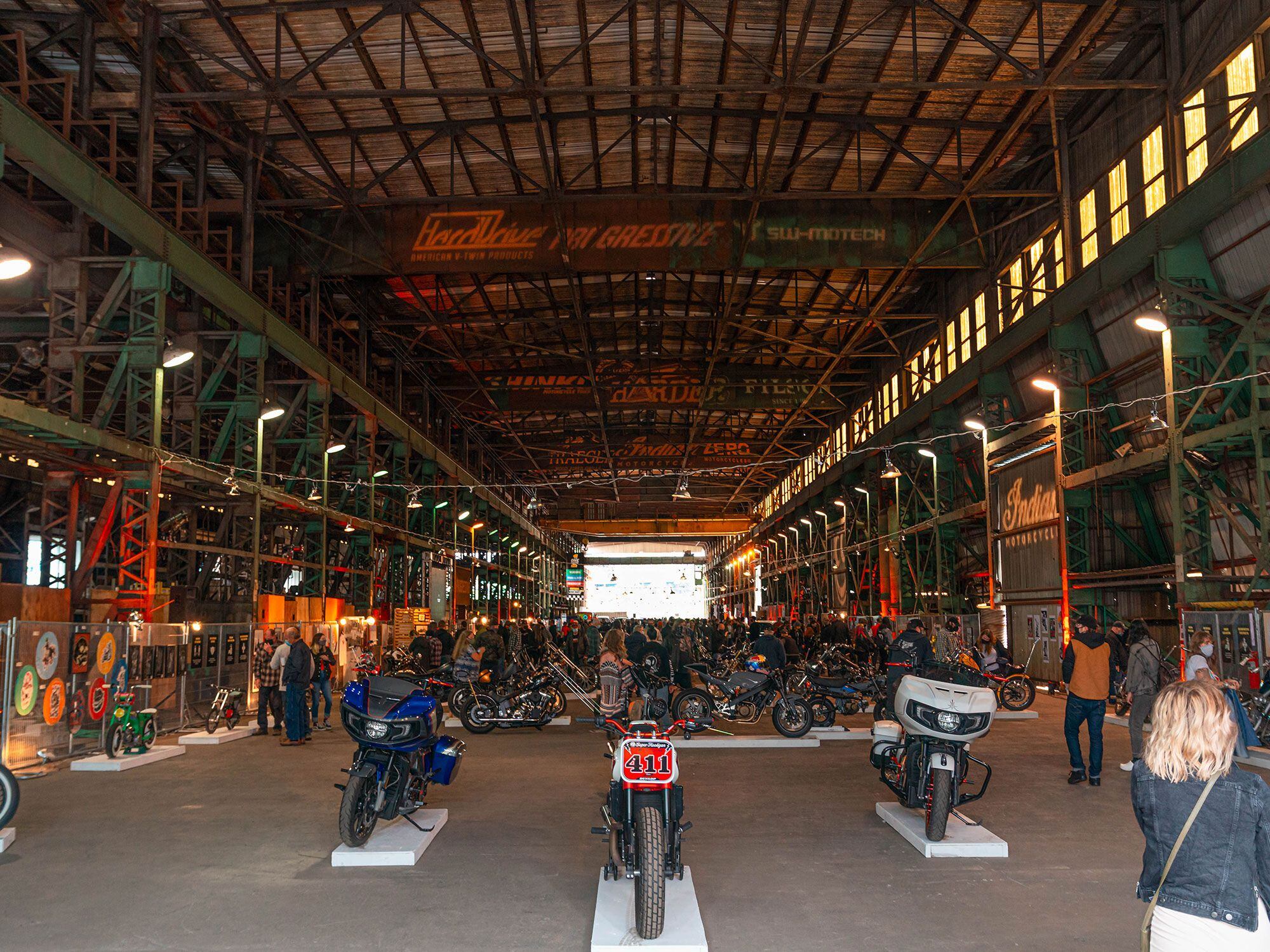 Under the huge metal roof of the Zidell Barge Building, The One Show proved again why it’s one of the more fun events around.