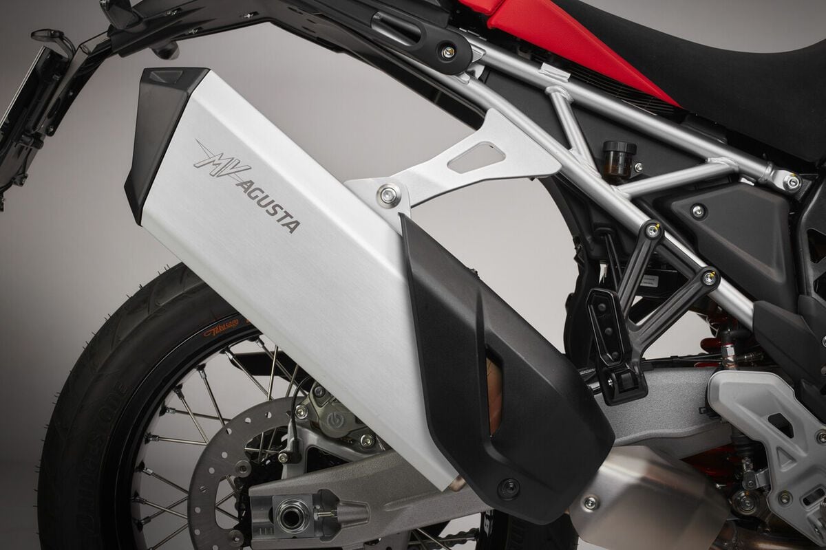 The standard exhaust sounds good, but if you want great, go for the Termignoni slip-on.